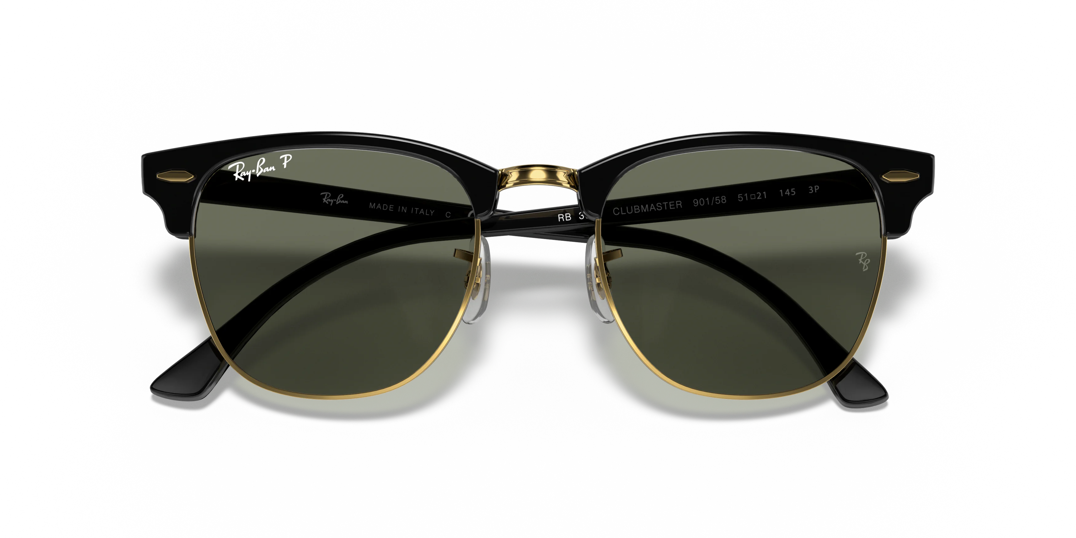 Ray-Ban Clubmaster Classic RB3016 990/58 polarized zonnebril