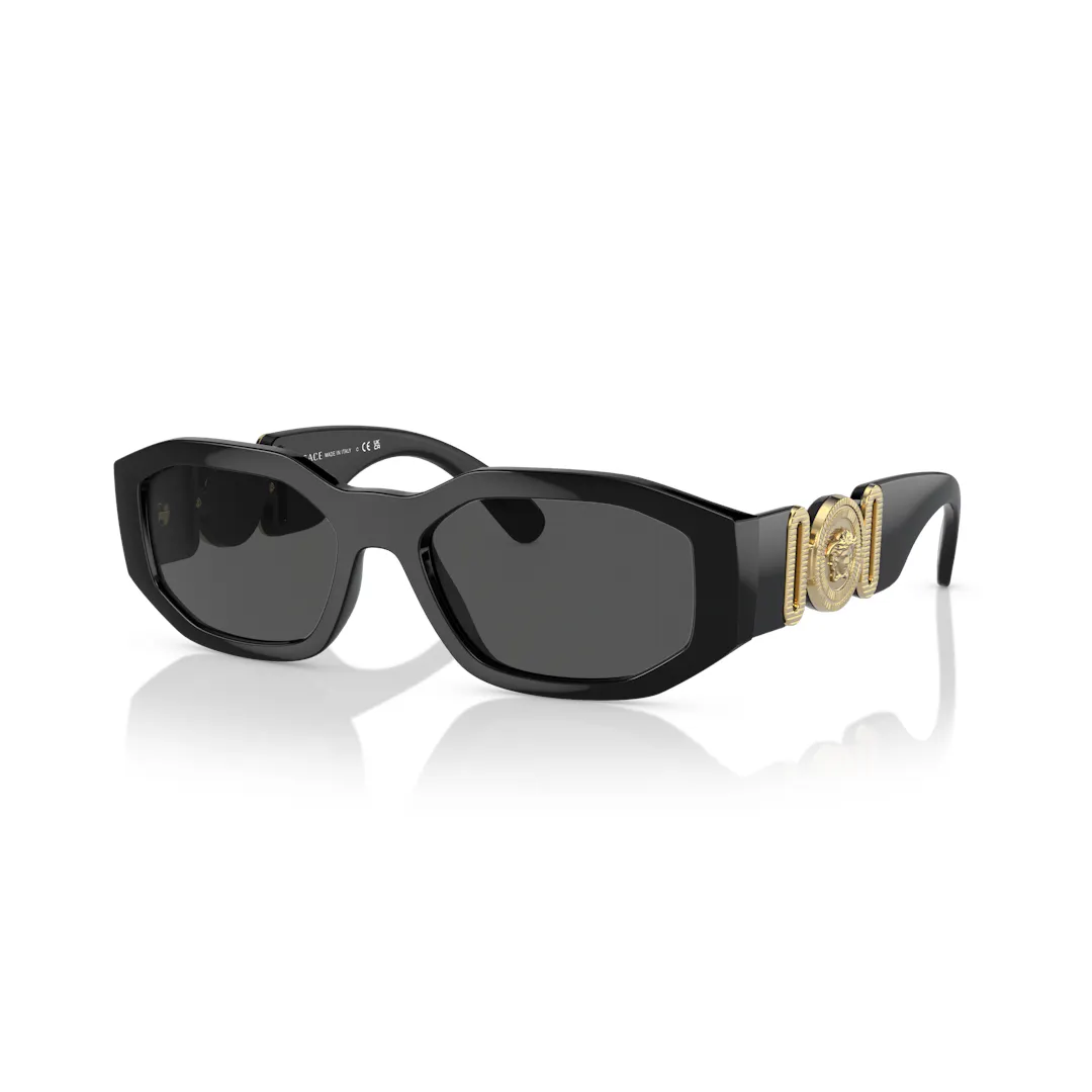 Versace Biggie 0VE4361 Solbriller - Firkantede Sort Versace Biggie 0VE4361 Solbriller - Firkantede Sort
