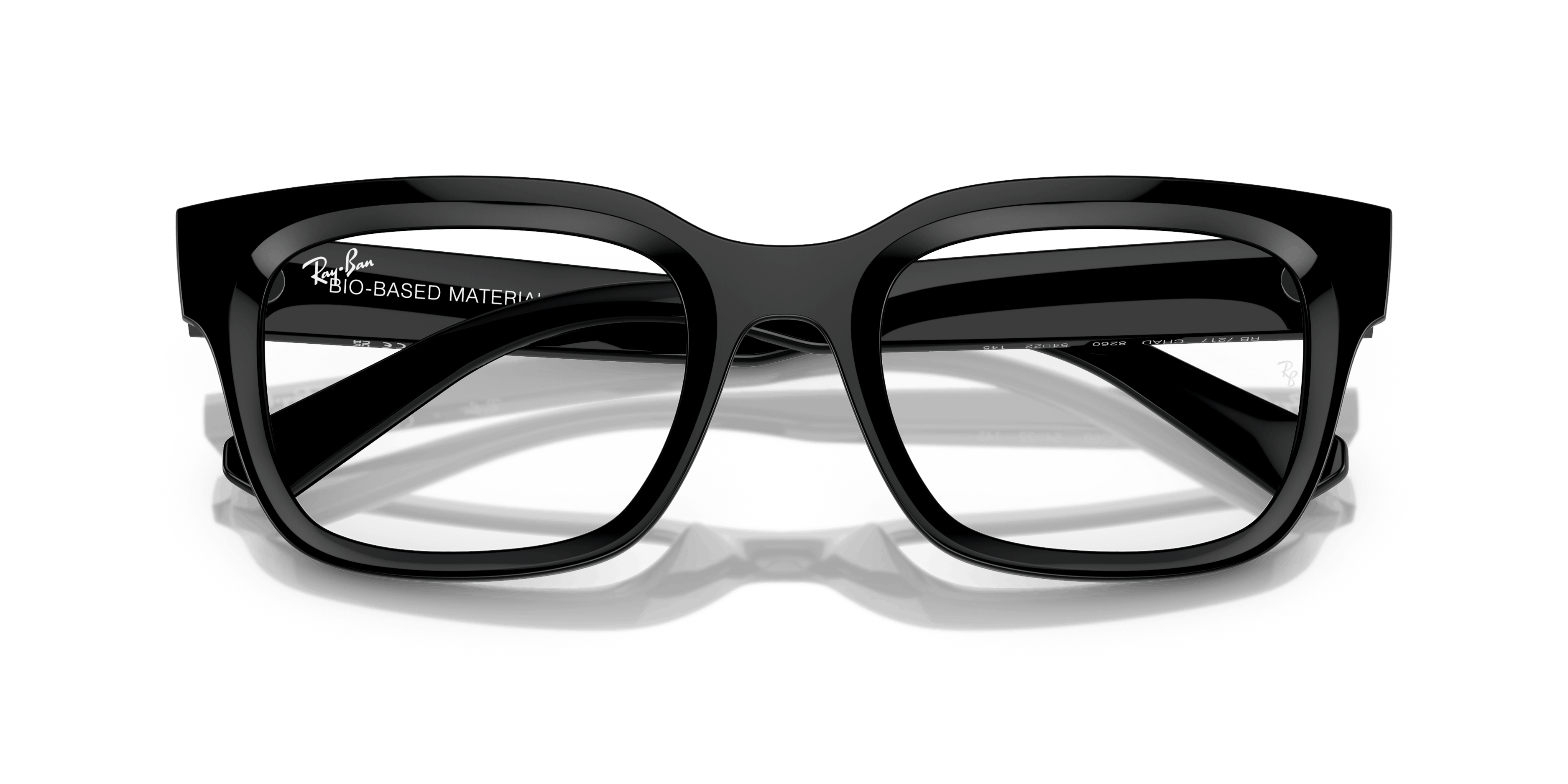 Folded, Ray-Ban Chad Bio-Based RX 7217 Glasses