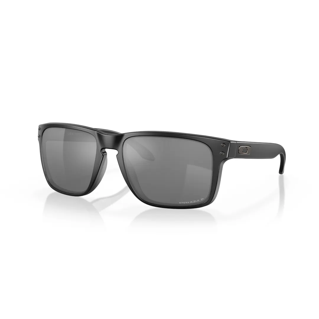 Oakley Holbrook XL 0OO9417 Solbriller - Firkantede Sort Polariserede og Spejlvendte Linser