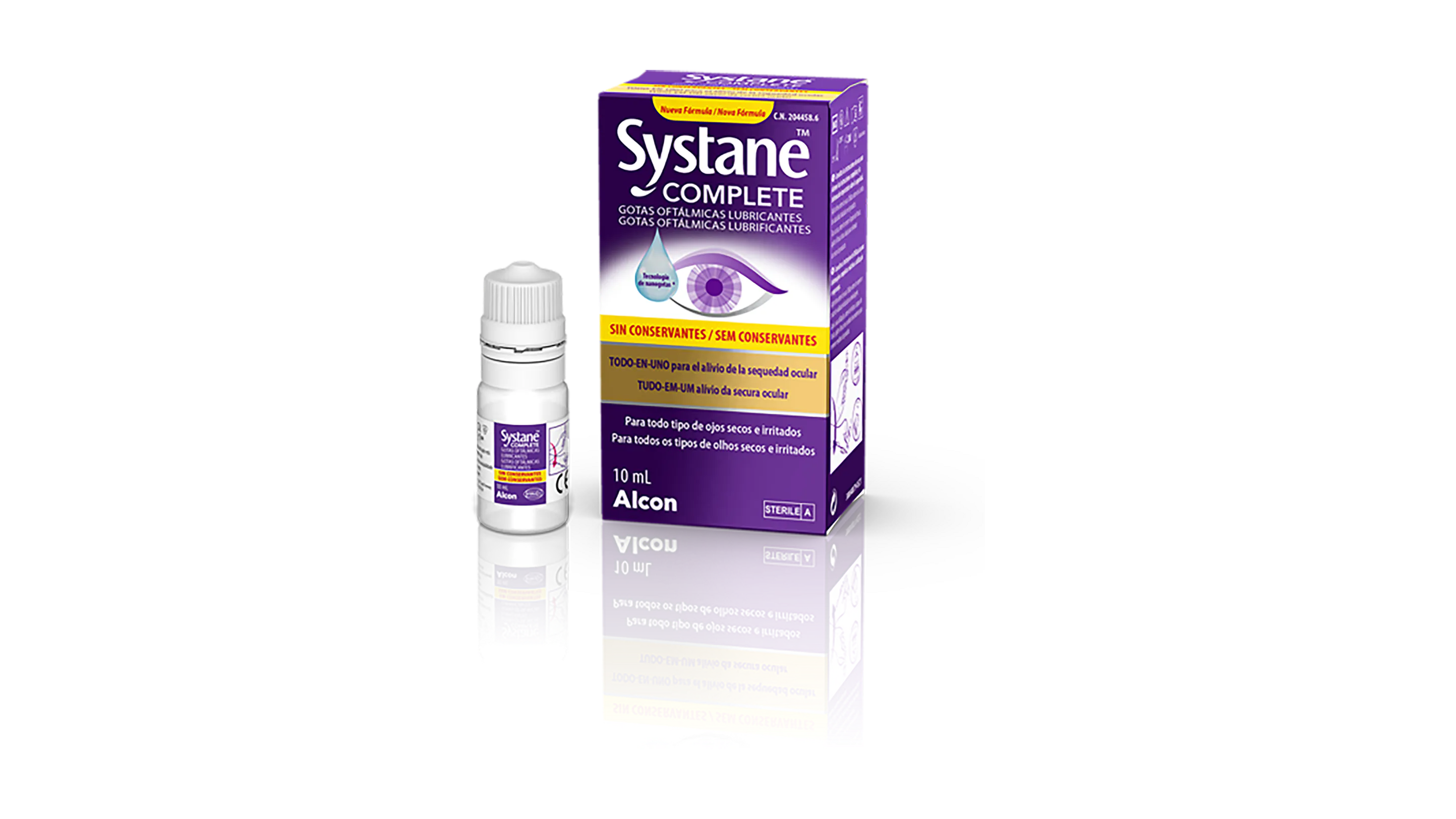 Front, Systane Complete PF Gotas oftalmicas 10ml