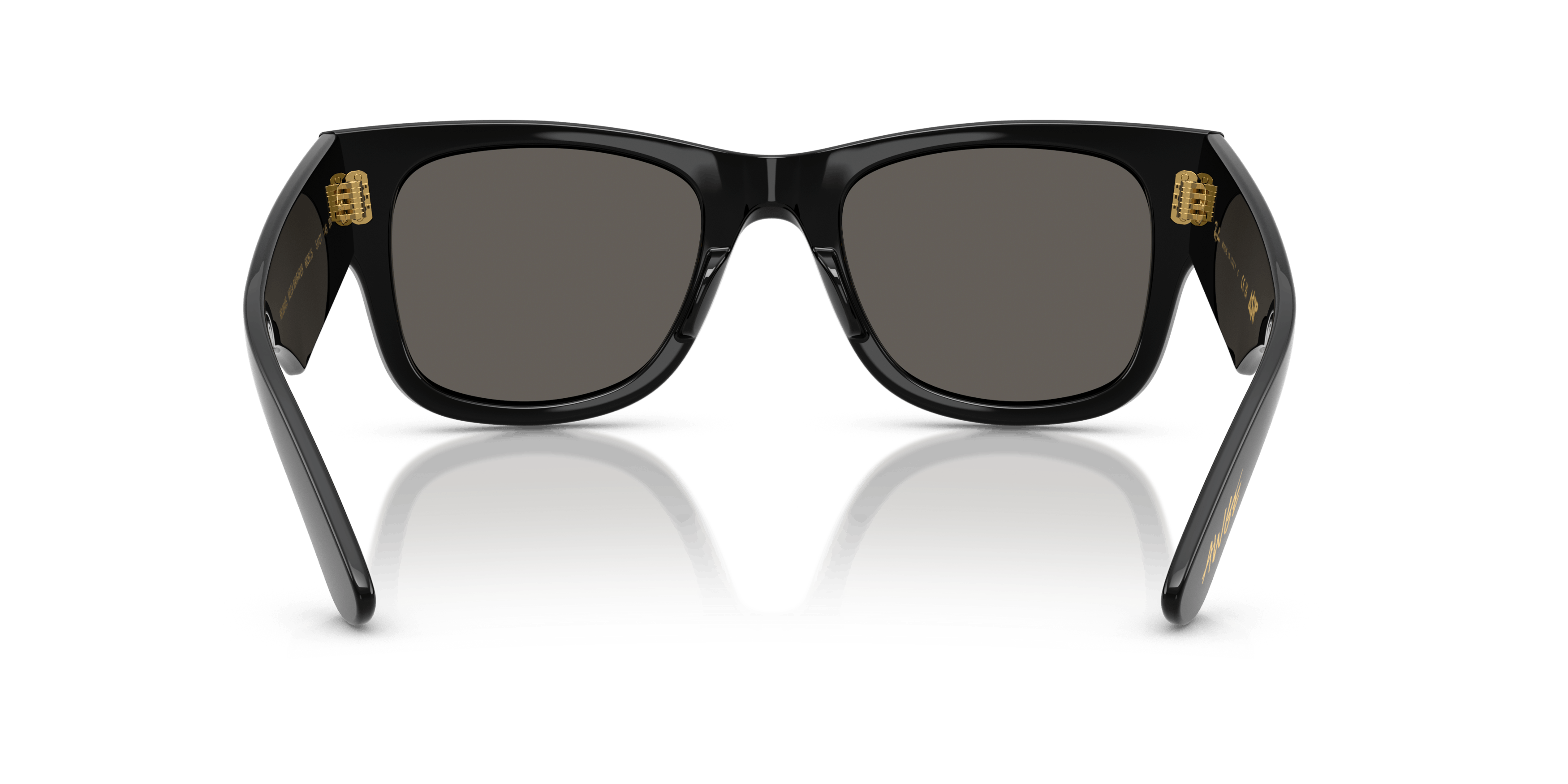 Detail02, Ray-Ban Mega Wayfarer Black Out 0RB0840S 6826J5 Solbriller