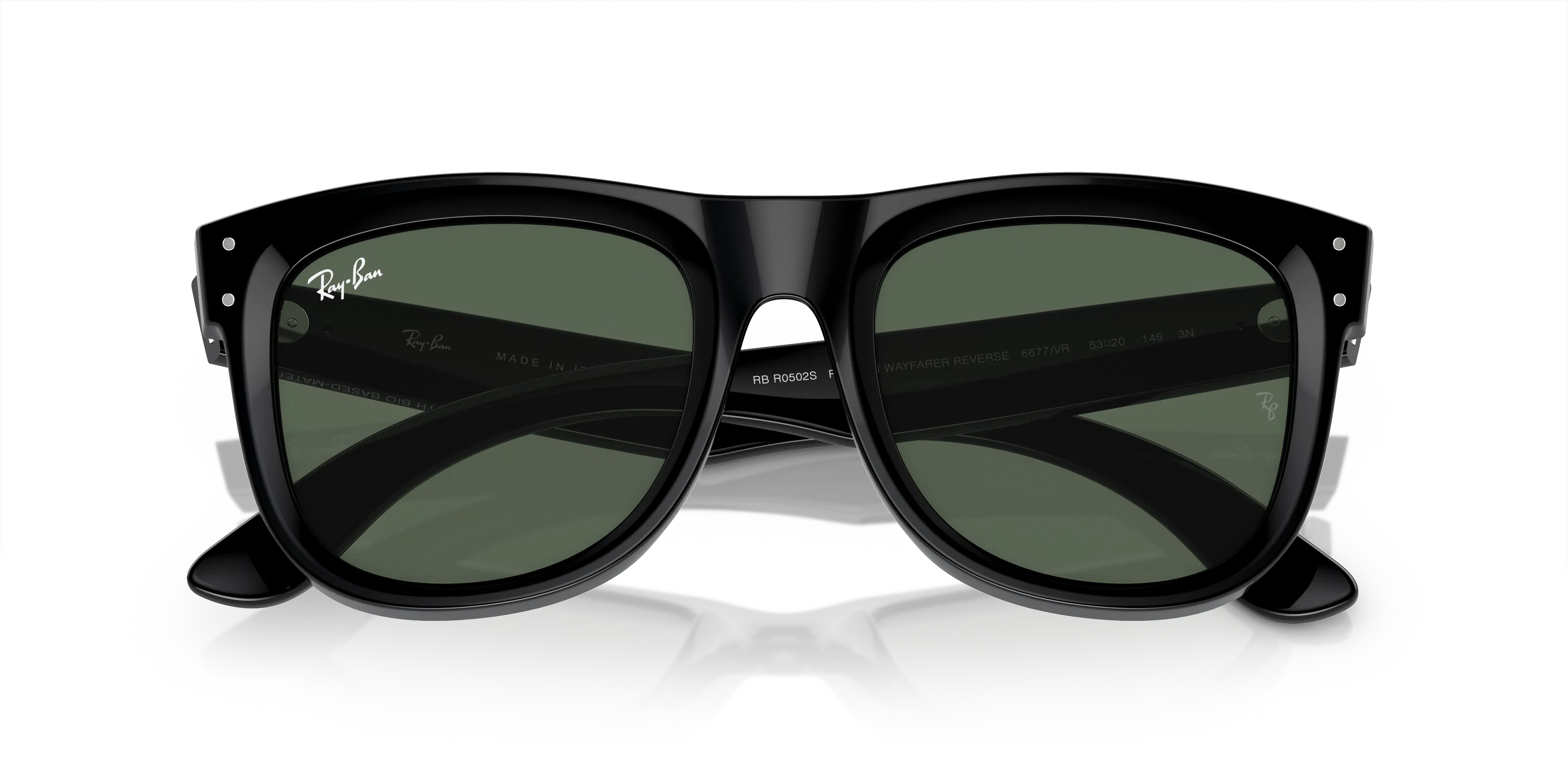 Folded, Ray-Ban Wayfarer Reverse RBR 0502S Sunglasses