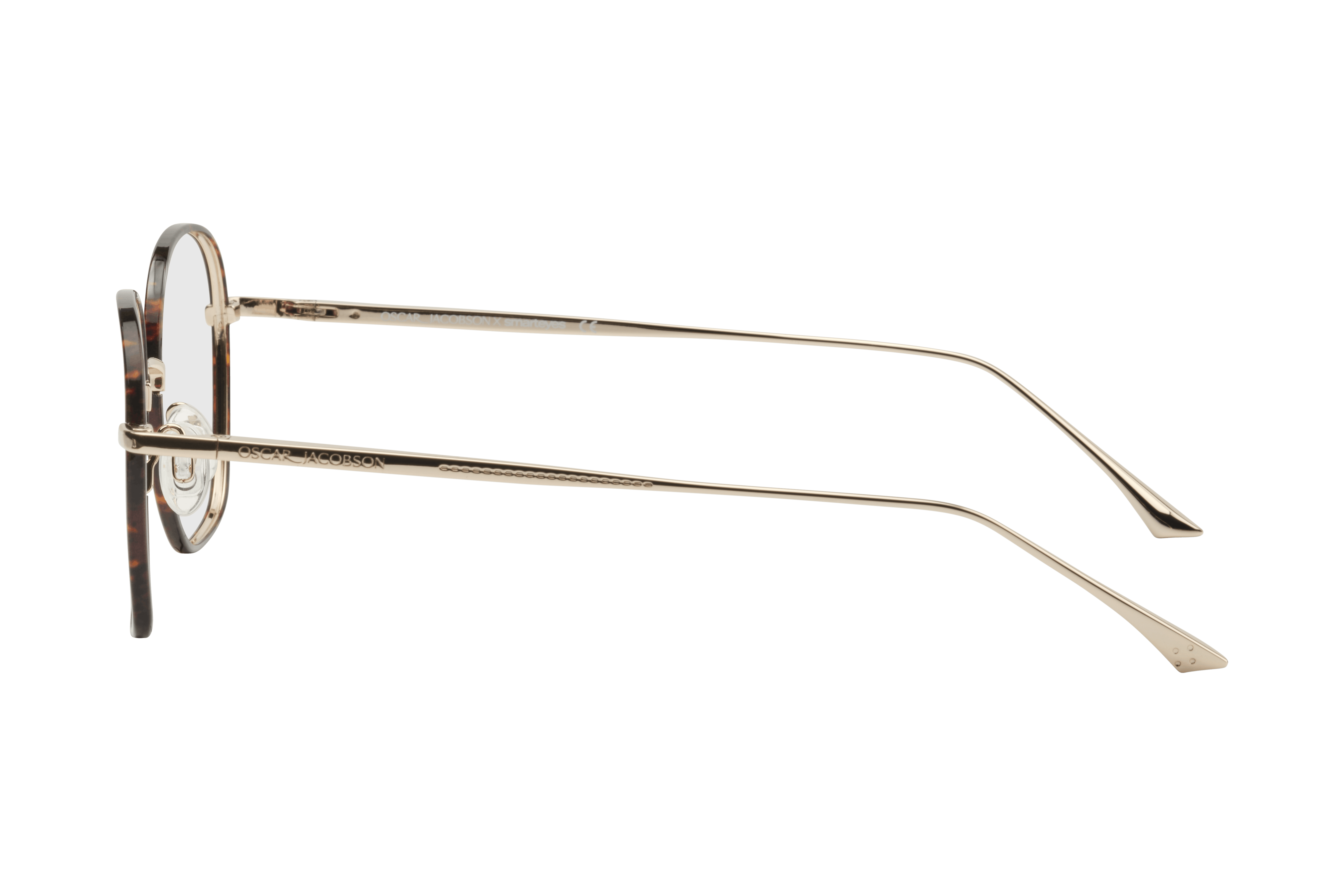 Angle_Left02, Oscar Jacobson Clark II 7222 Glasögonbåge