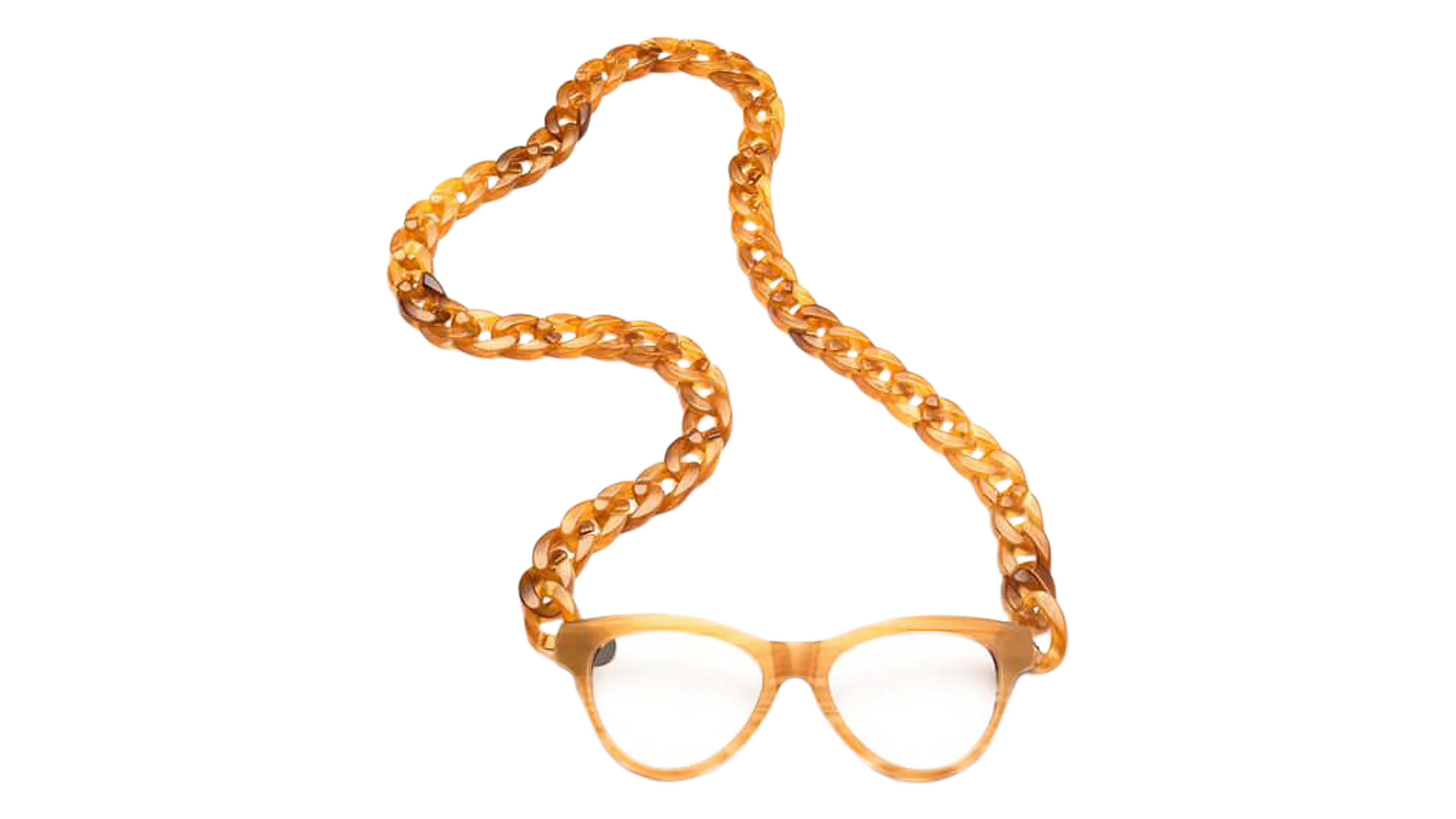 Front, CotiVision Joen - Honey (+1.00) Necklace Reading Glasses