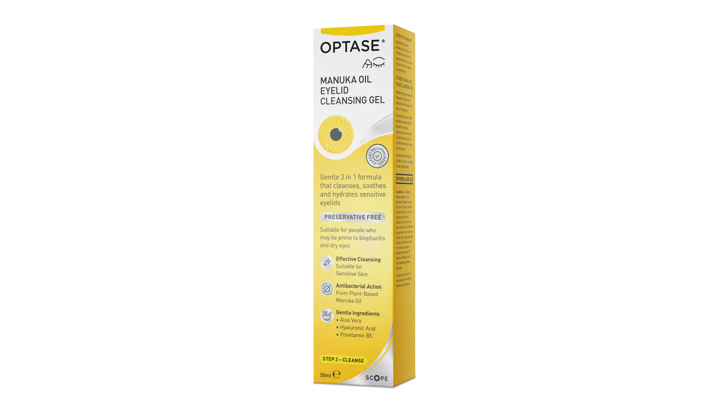 Angle_Left01, Optase Manuka Eyelid Gel 1 x 50ml
