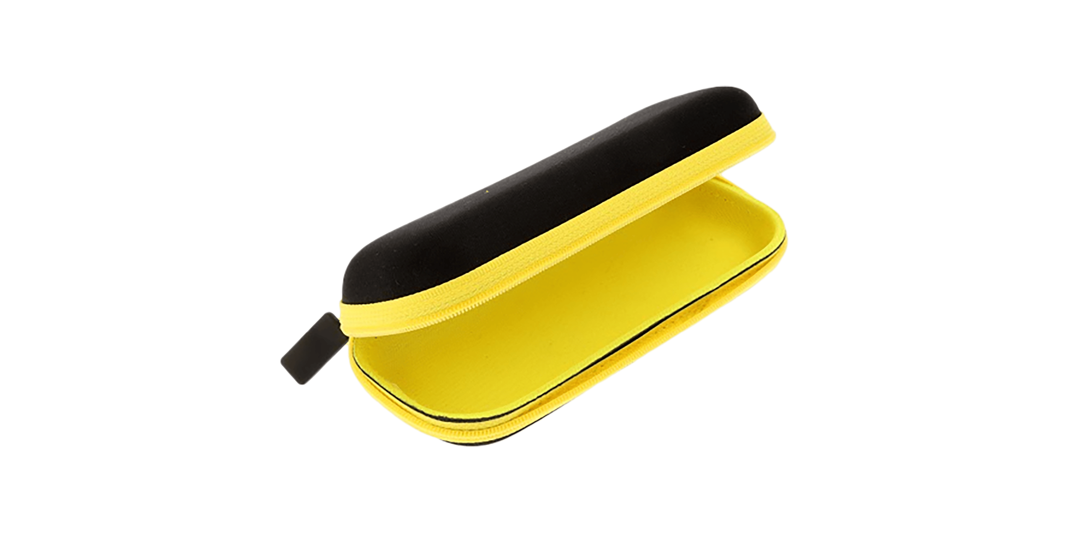Front, GRANDVISION ETUI ZIP NOIR/JAUNE