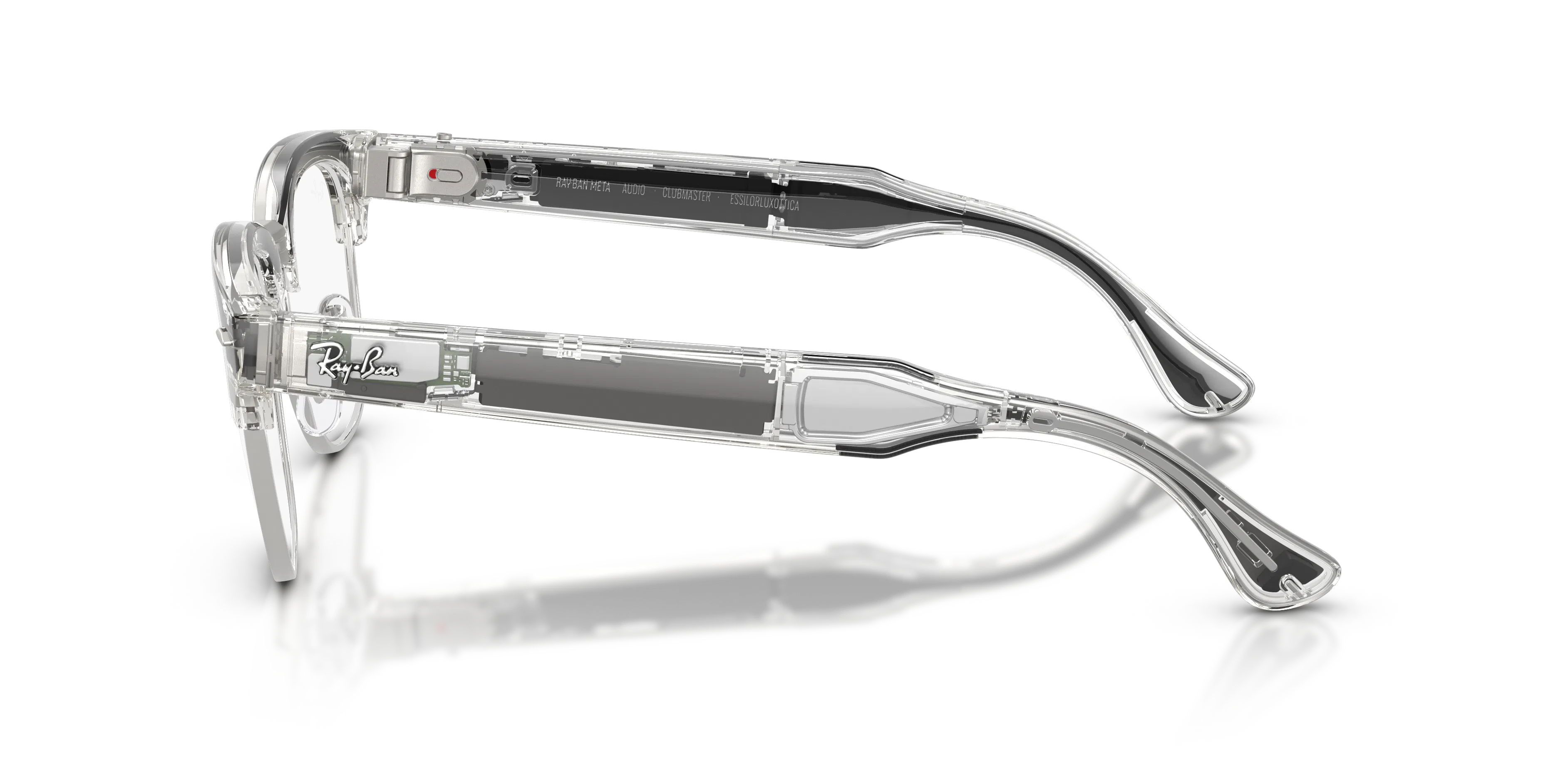 Angle_Left02, Ray-Ban Meta Audio Clubmaster Optics RW 7004V