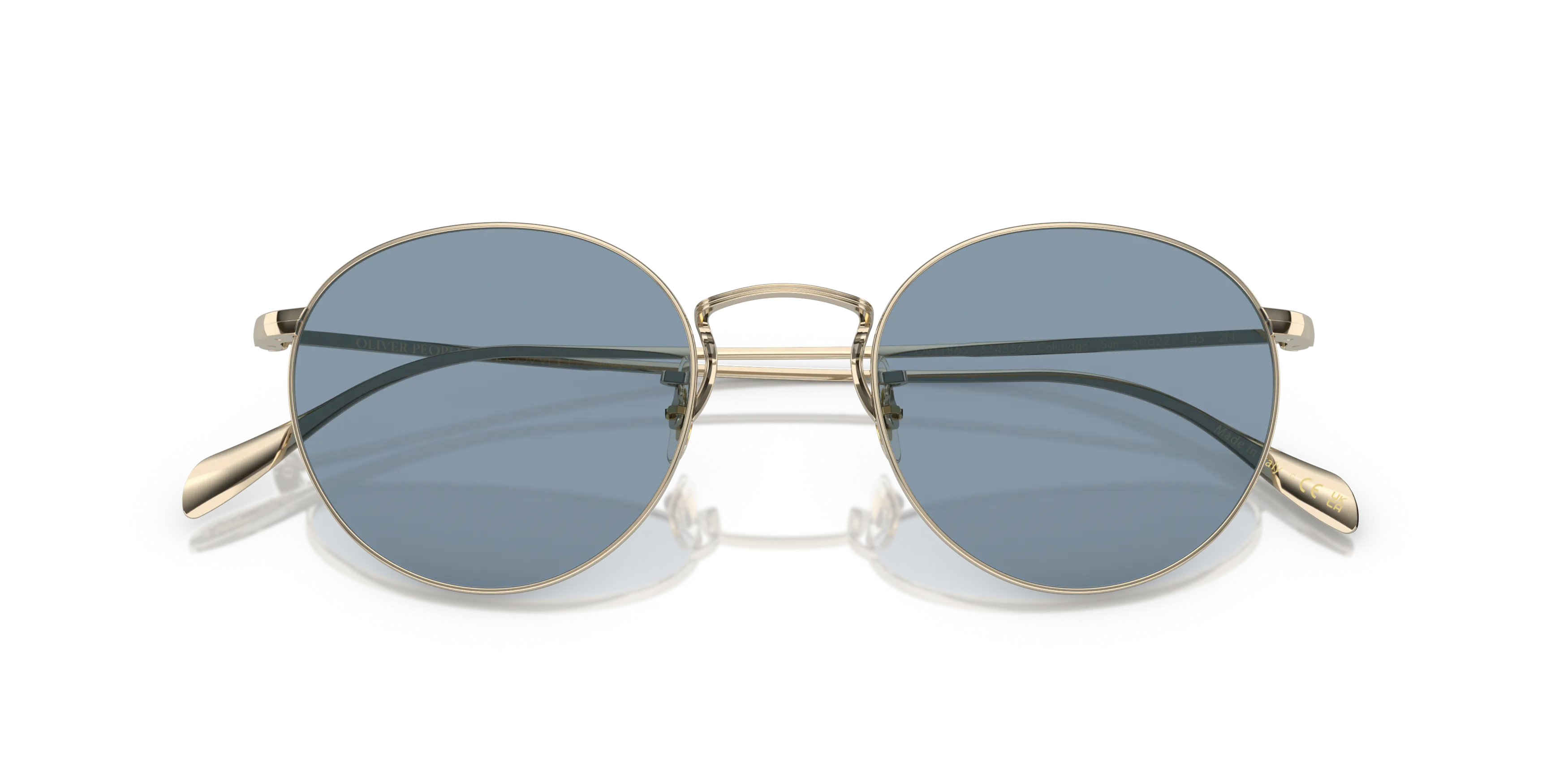 OLIVER PEOPLES Coleridge OV1185 サングラス Oliver Peoples Coleridge Sun with Gold-Tortoise frame and G-15