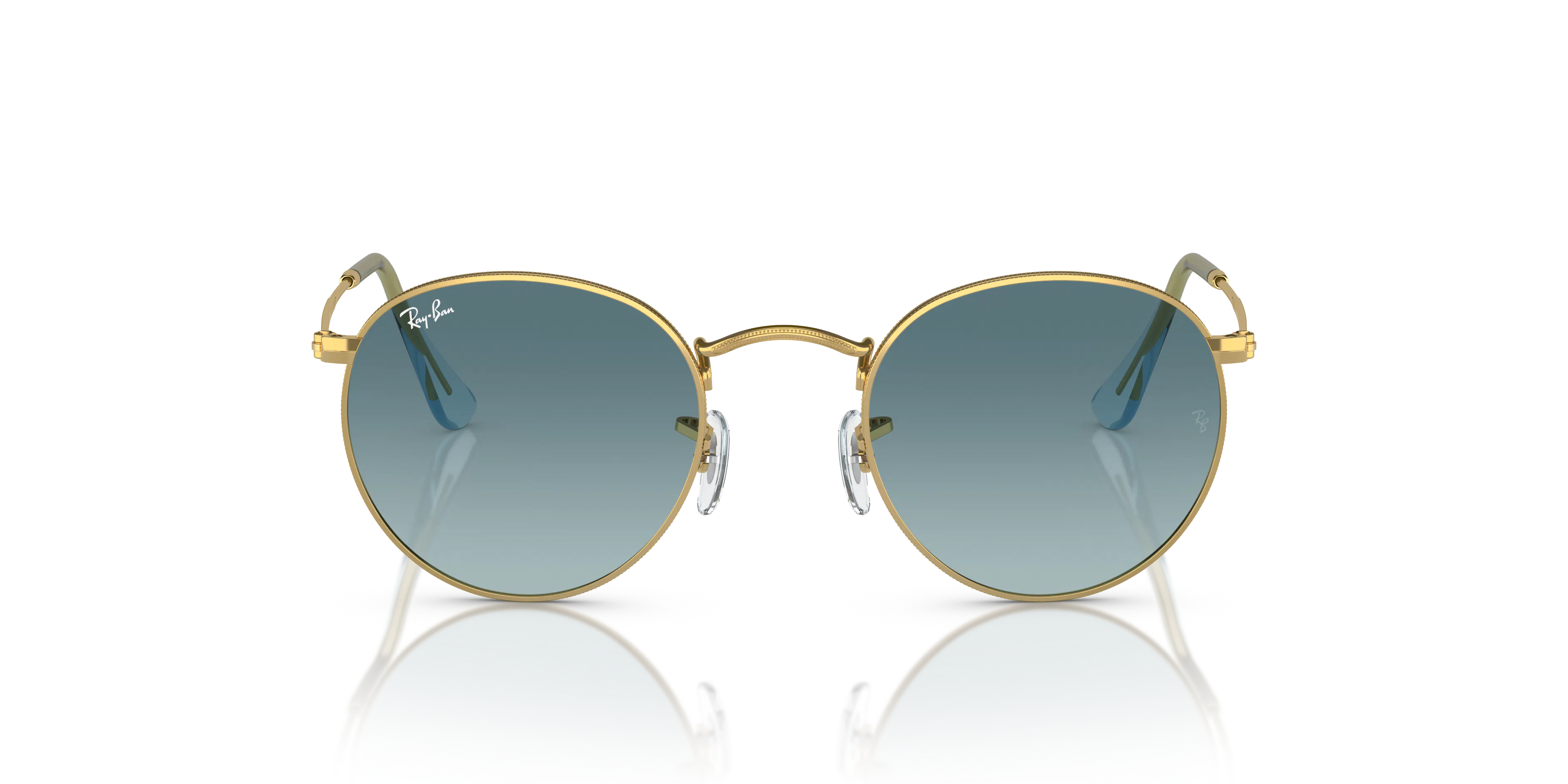 Front, Ray-Ban Round Metal RB 3447 Sunglasses