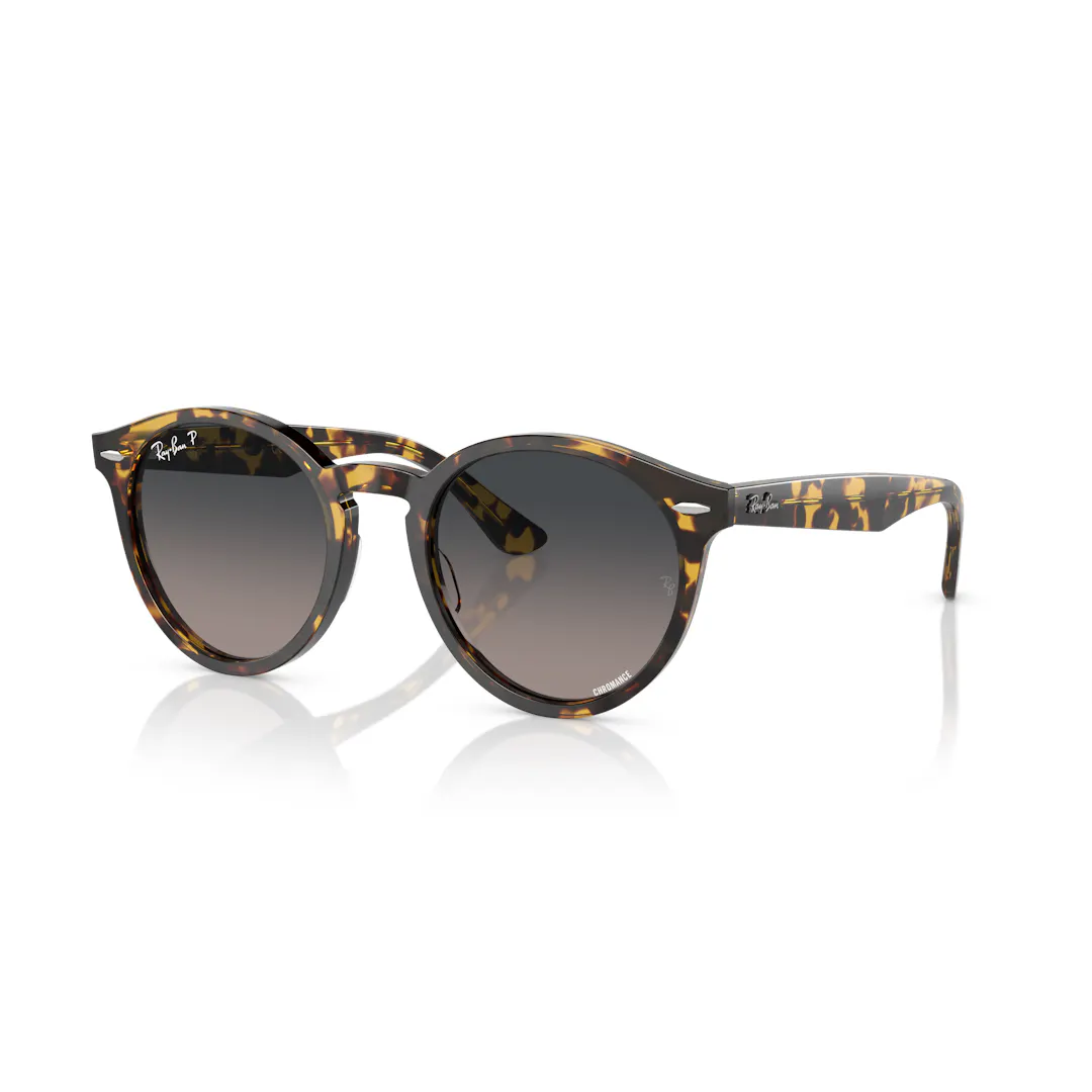 Ray-Ban Larry 0RB7680S Solbriller - Runde Gul Polariserede Linser