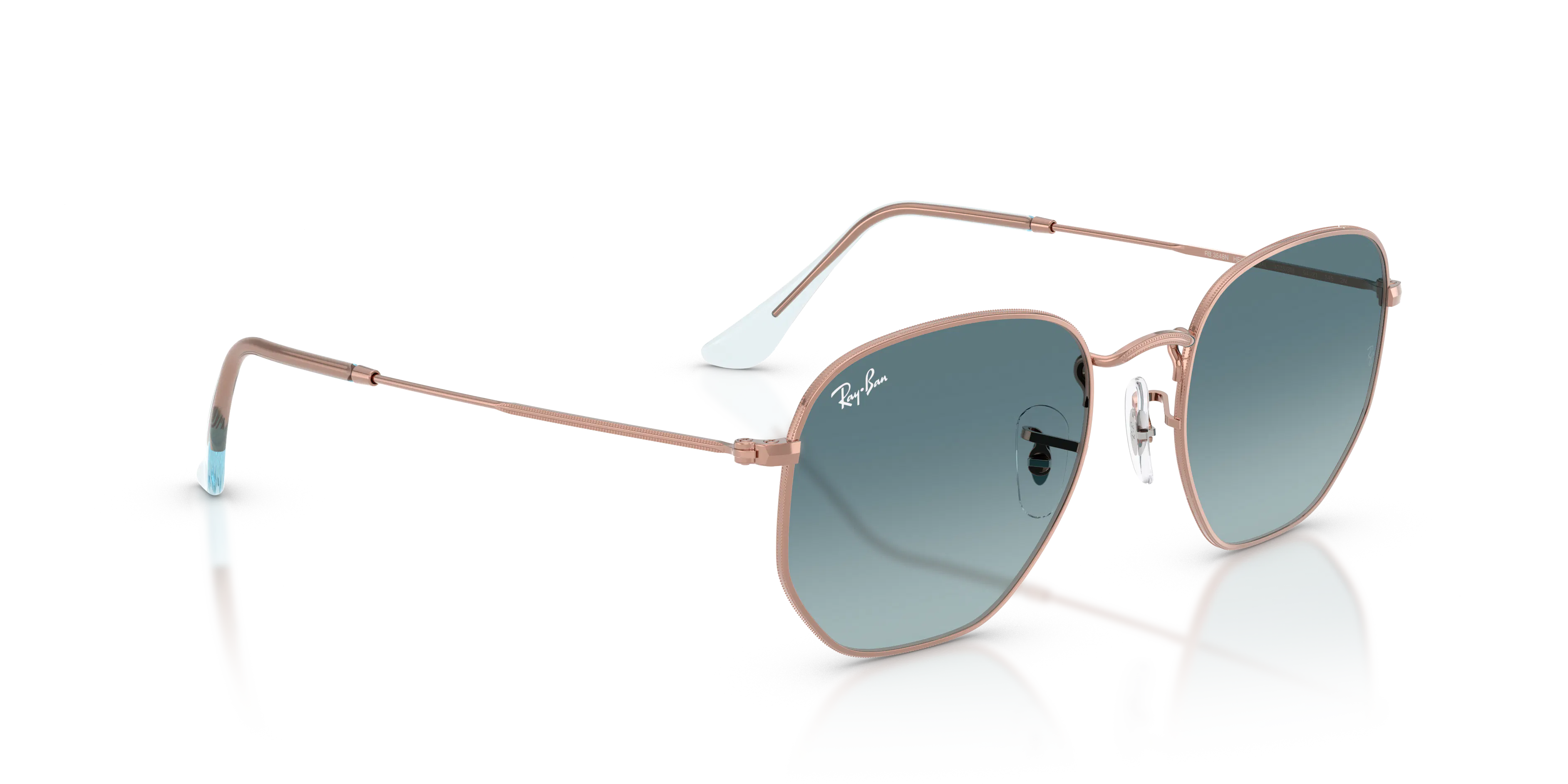 Angle_Right01, Ray-Ban Hexagonal Flat Lenses RB3548N 90353M