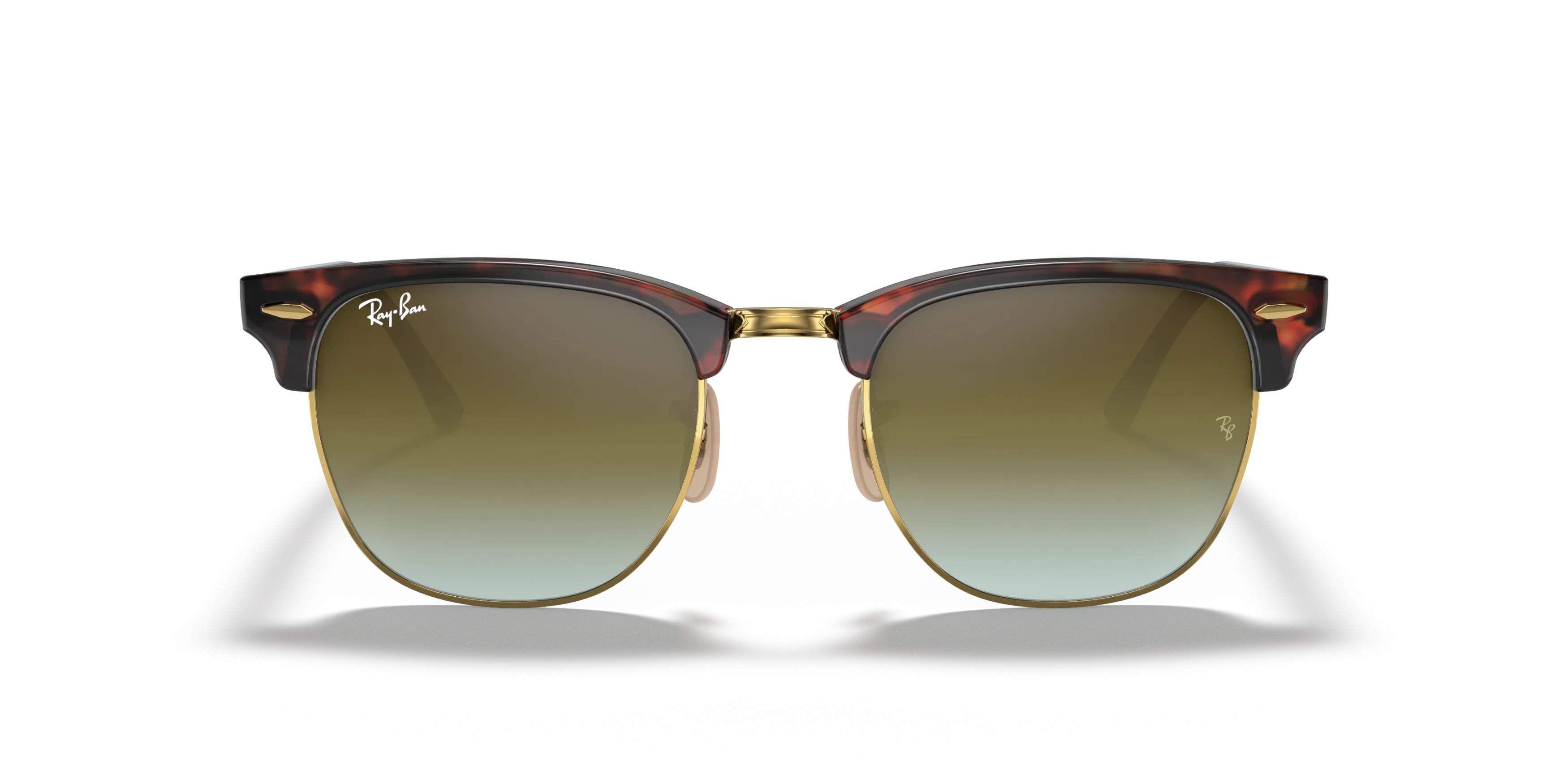 Front, Ray-Ban Clubmaster RB3016 990/9J