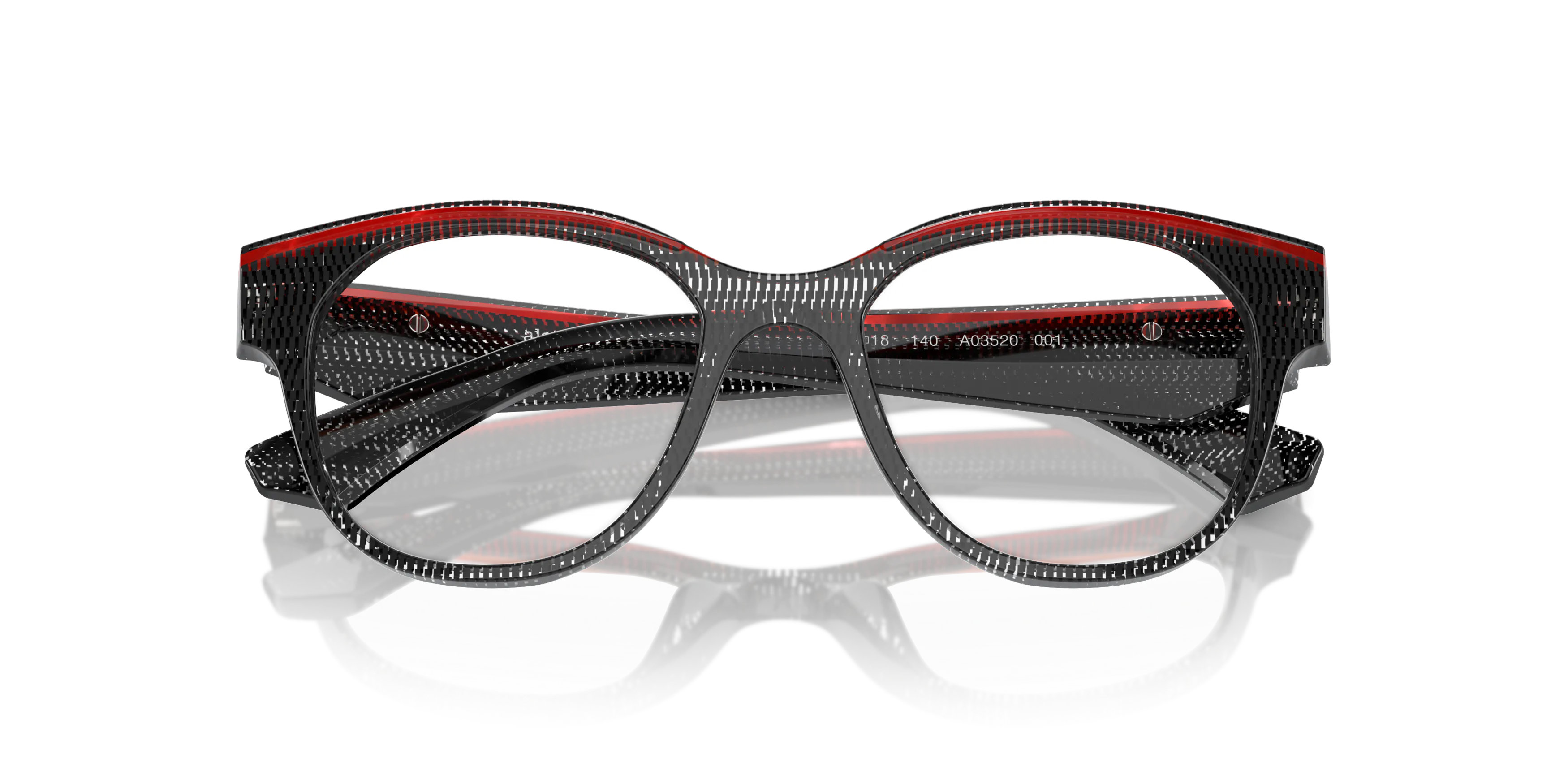 Alain Mikli A03520 panto Glasses with Black frame | David Clulow