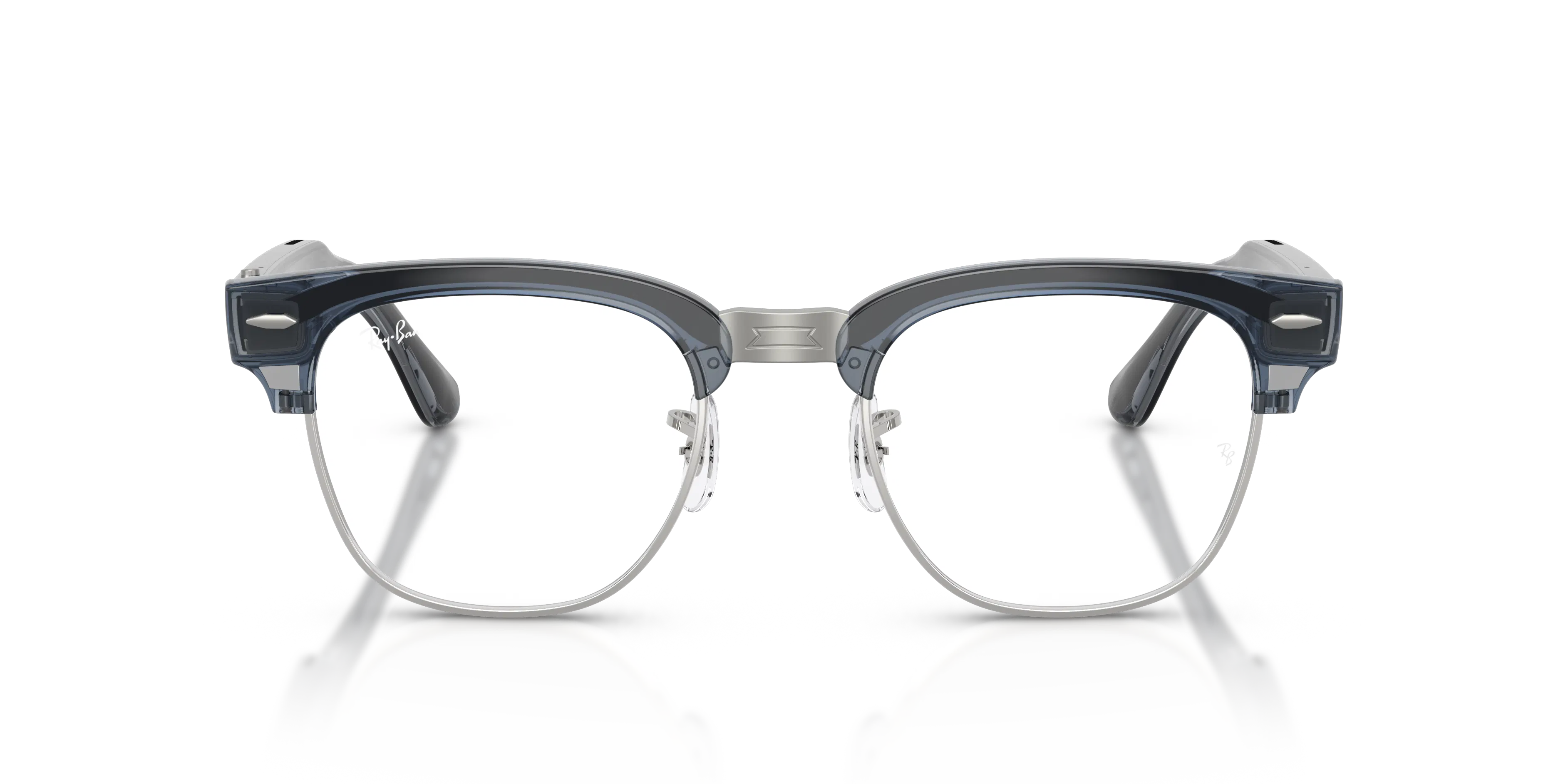 Front, Ray-Ban Meta Audio Clubmaster RW 7004 with Transitions® lenses