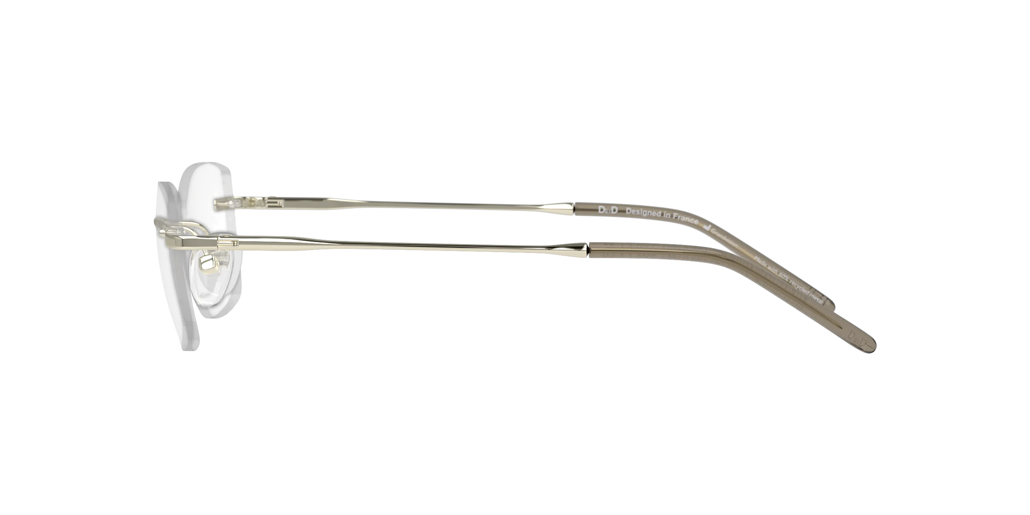 Angle_Left02, DbyD Re.Metal DB OF7004 Glasses