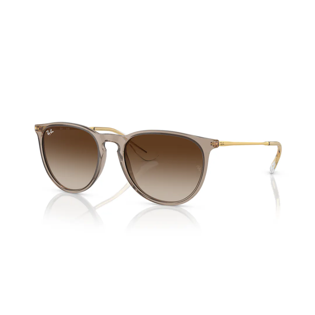 Ray-Ban Erika 0RB4171 Solbriller - Runde Transparent / Guld