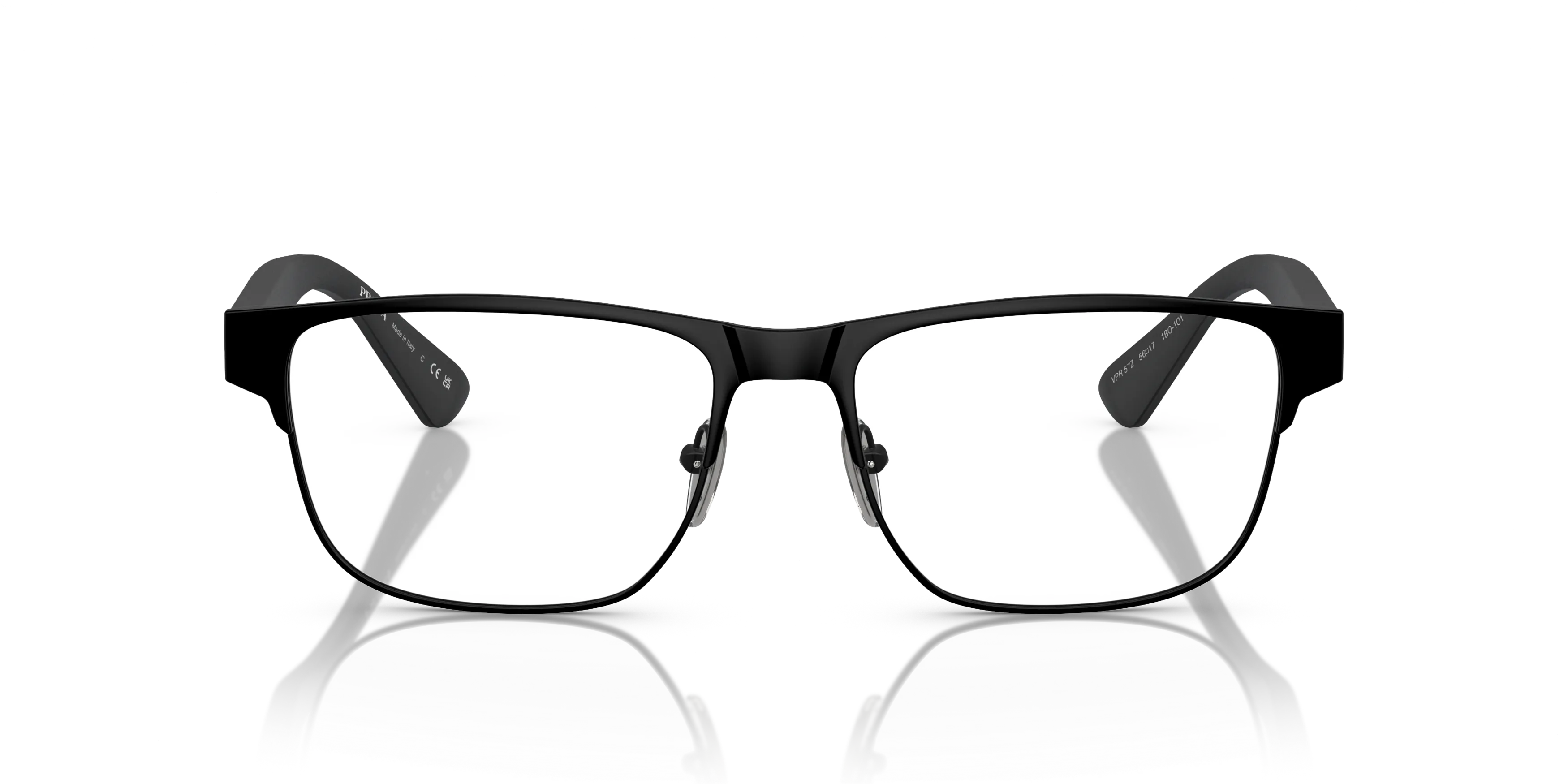 Front, Prada 0PR57ZV 1BO1O1 Glasögonbåge