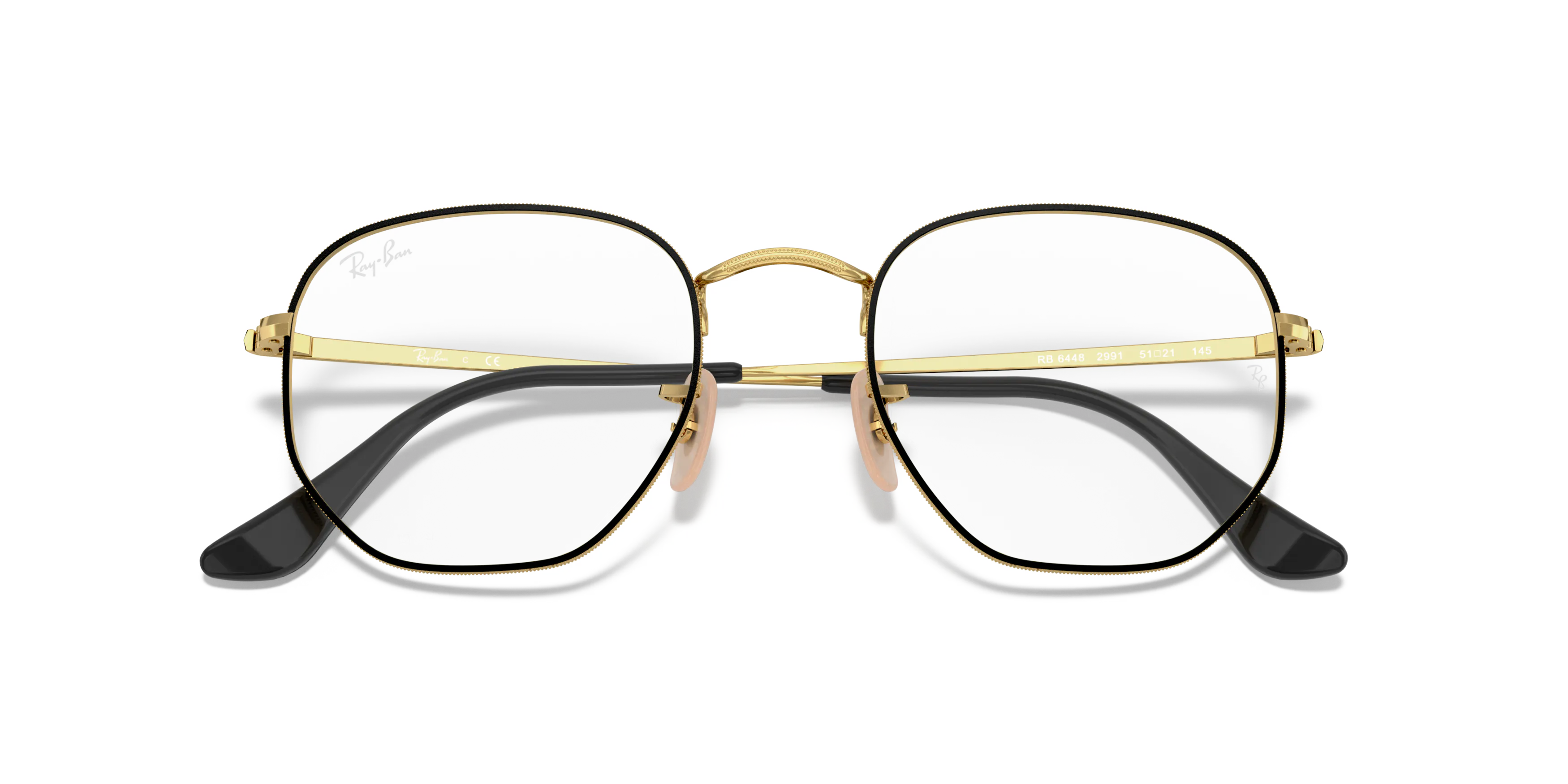 Folded, RAY-BAN Hexagonal Optics RX6448 2991