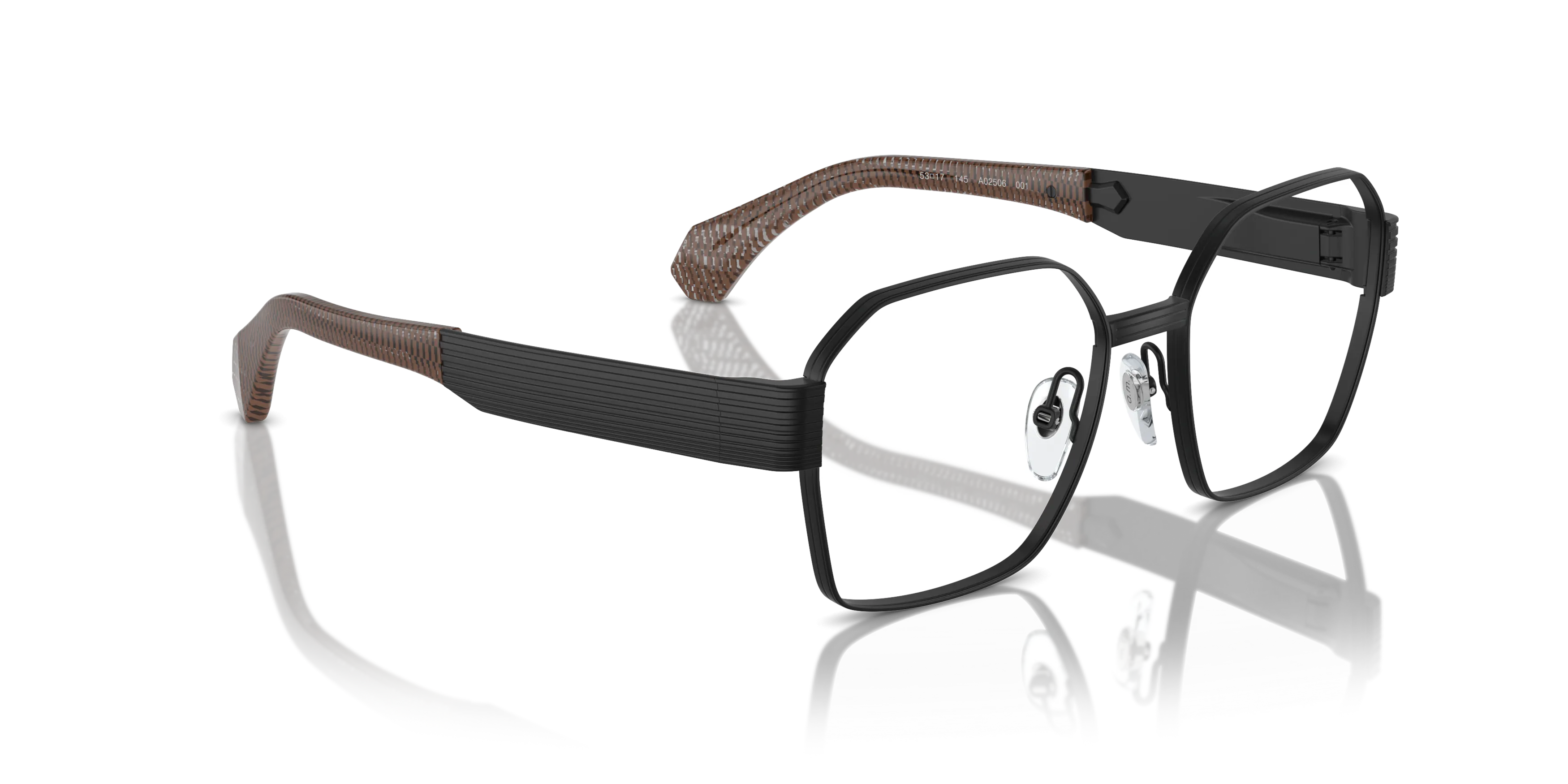 Alain Mikli A02506 irregular Glasses with Gold frame | David Clulow