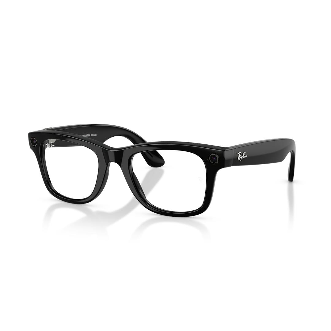 Ray-Ban Meta Wayfarer Transitions 0RW4012 Solbriller - Firkantede Sort
