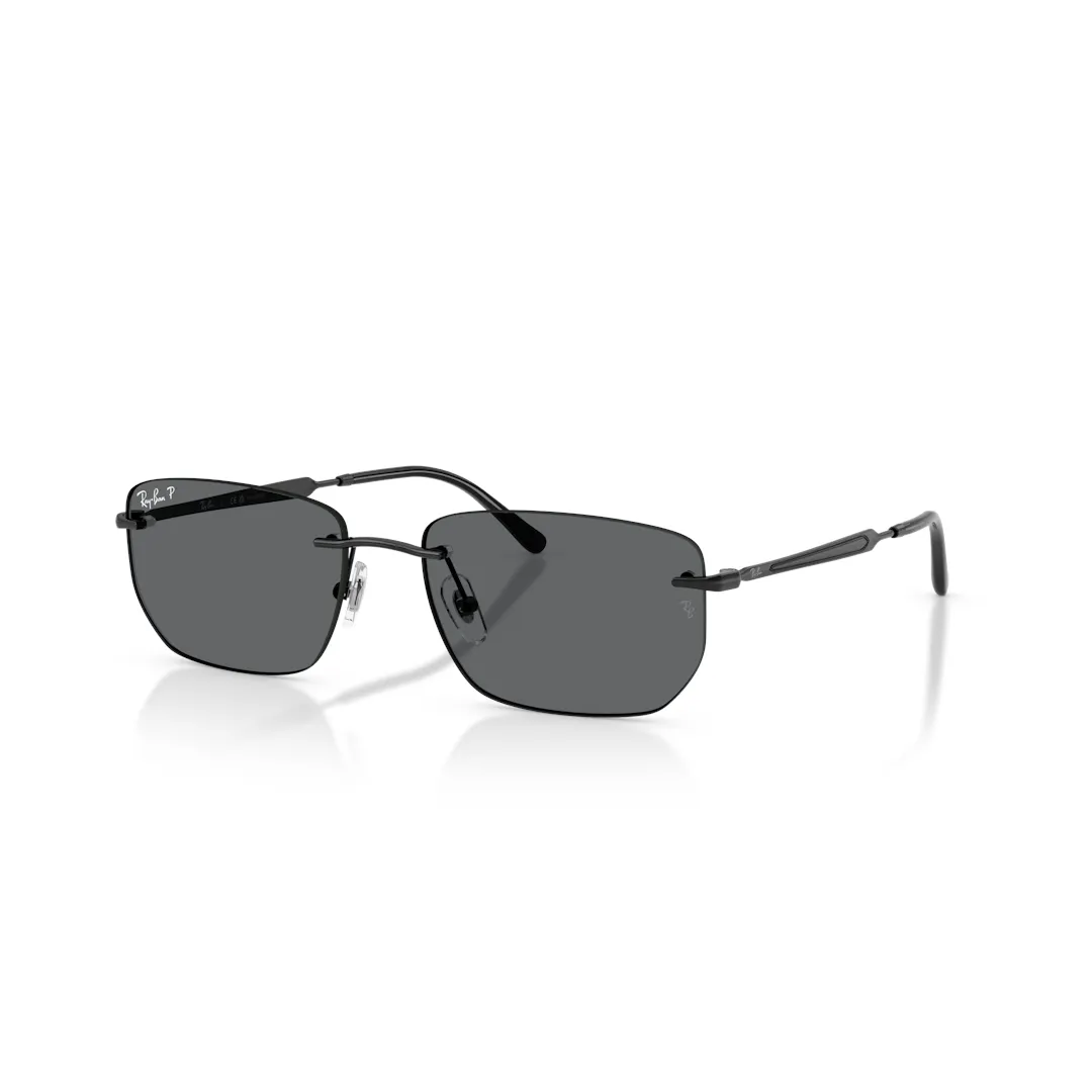 Ray-Ban 0RB3768 Solbriller - Firkantede Sort Polariserede Linser