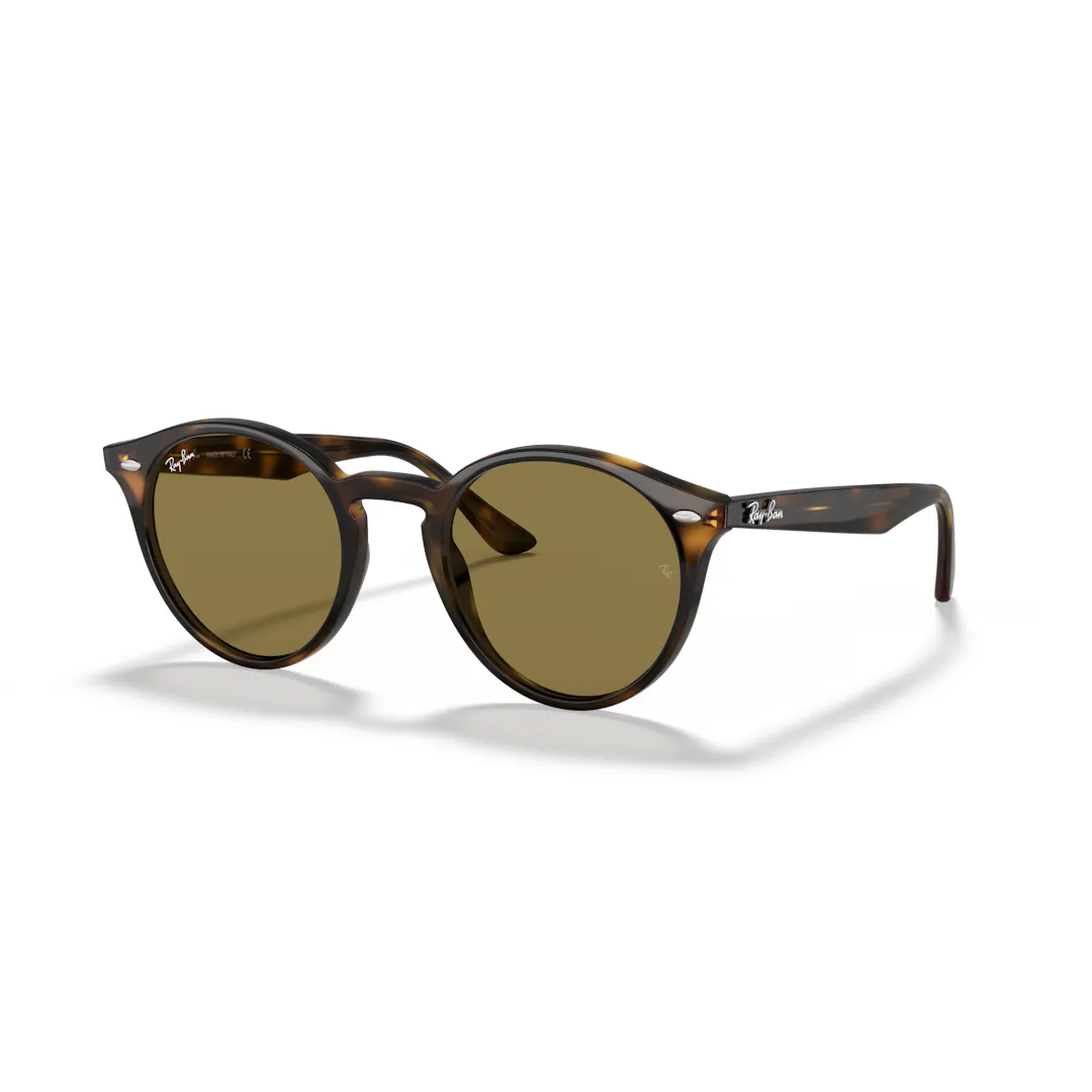Ray-Ban 0RB2180 Solbriller - Runde Brun Ray-Ban 0RB2180 Solbriller - Runde Brun
