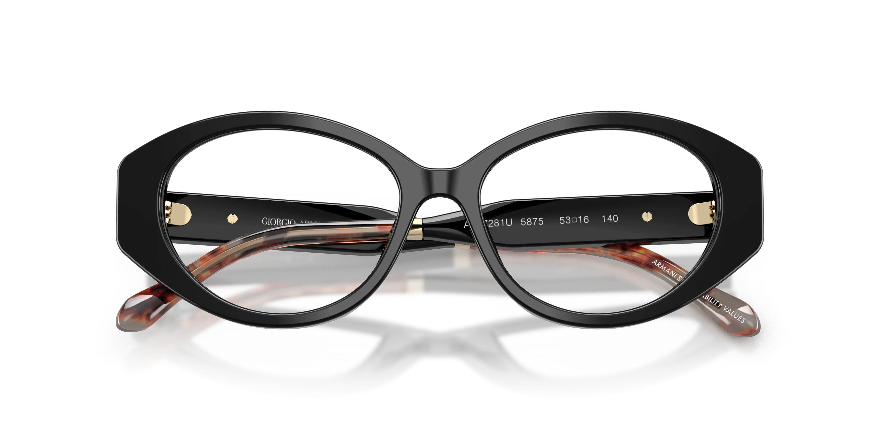 Folded, Giorgio Armani AR 7281U Glasses