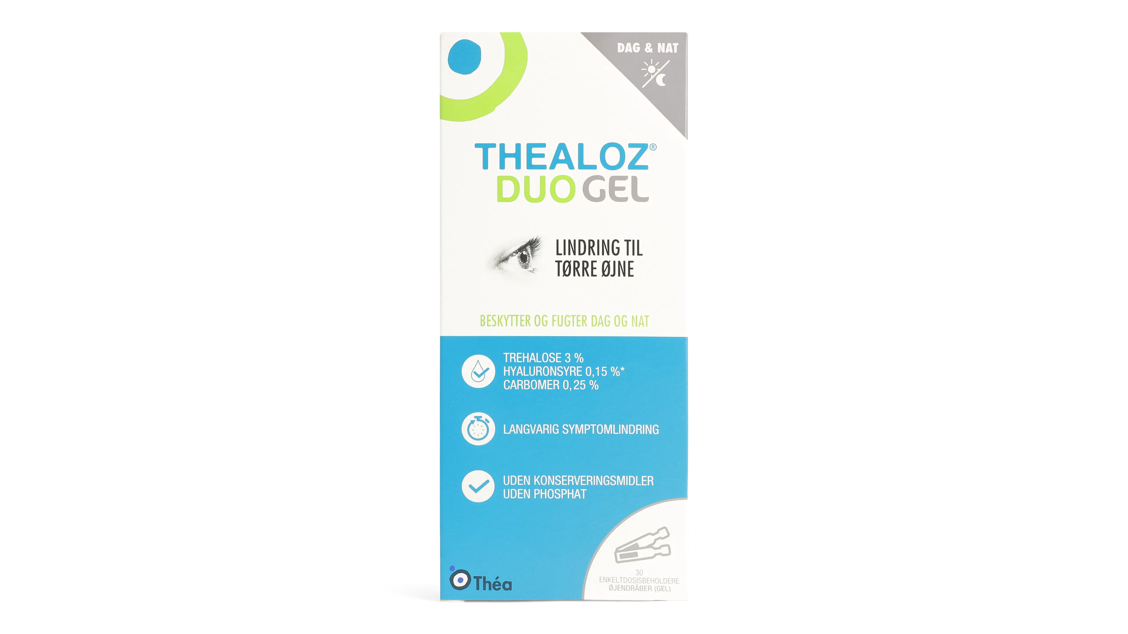 Front, Thealoz Duo Gel Til Tørre Øjne 30x0,4g