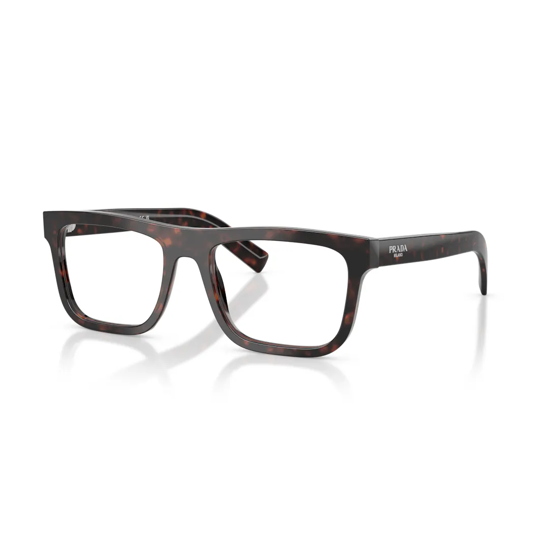 Photos - Glasses & Contact Lenses Prada PR C03V Havana