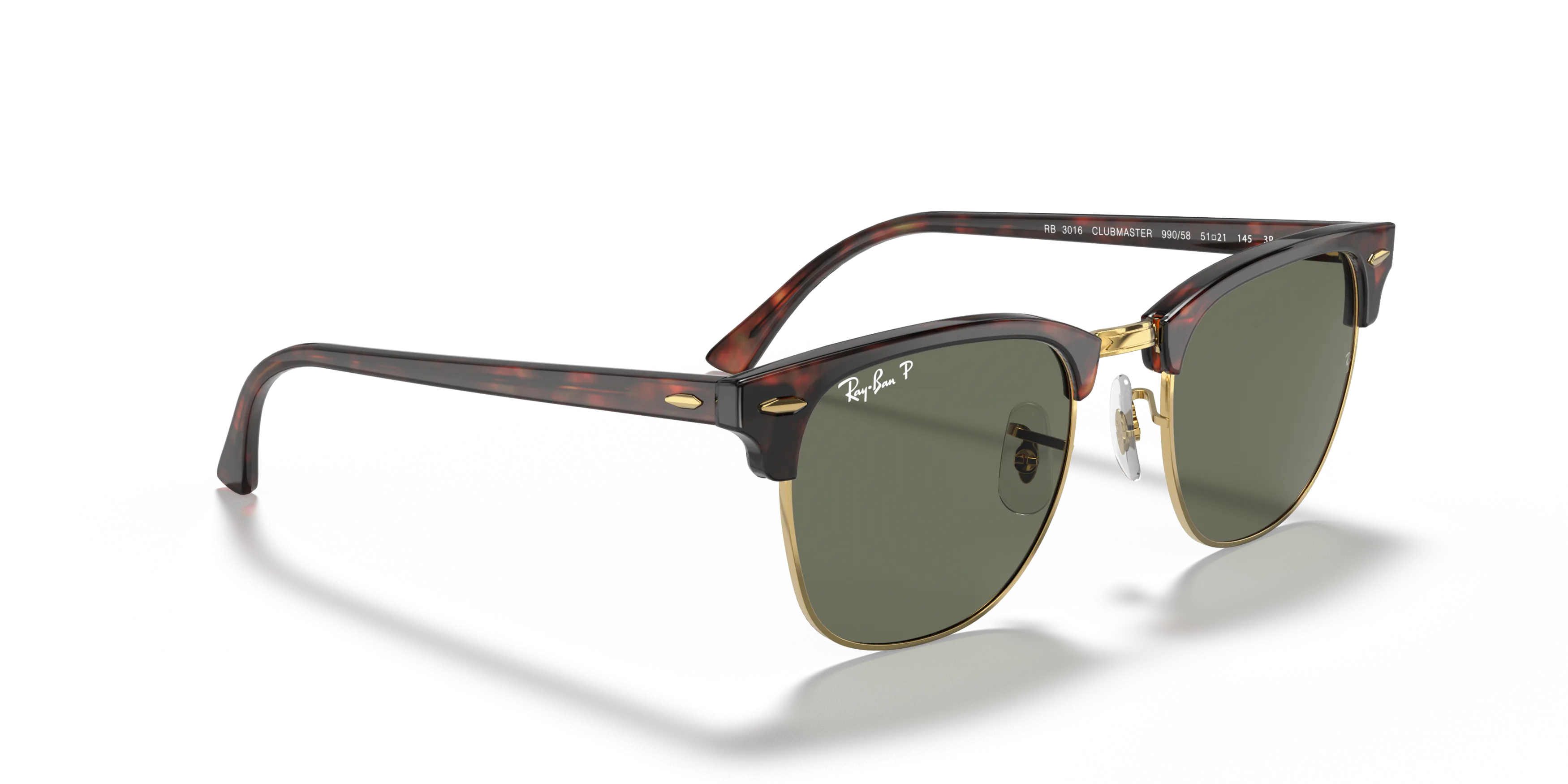 Angle_Right01, Ray-Ban Clubmaster Classic RB3016 990/58