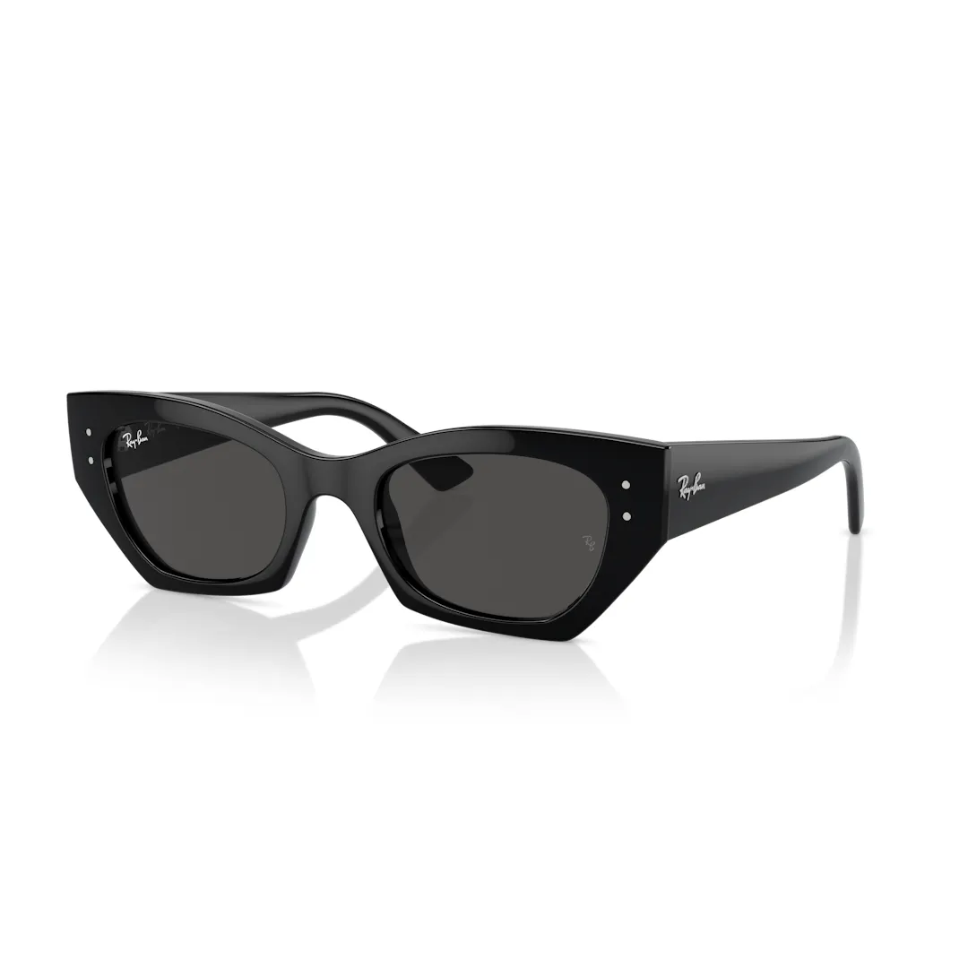 Ray-Ban Zena Bio Based 0RB4430 Solbriller - Runde Sort