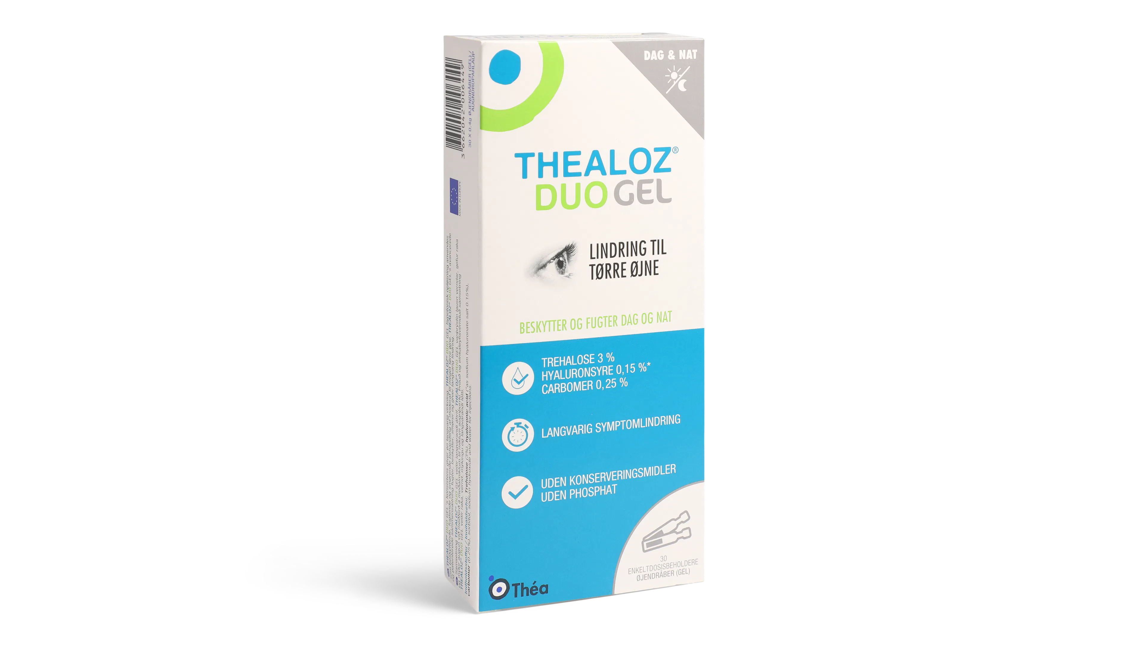 Angle_Right01, Thealoz Duo Gel Til Tørre Øjne 30x0,4g