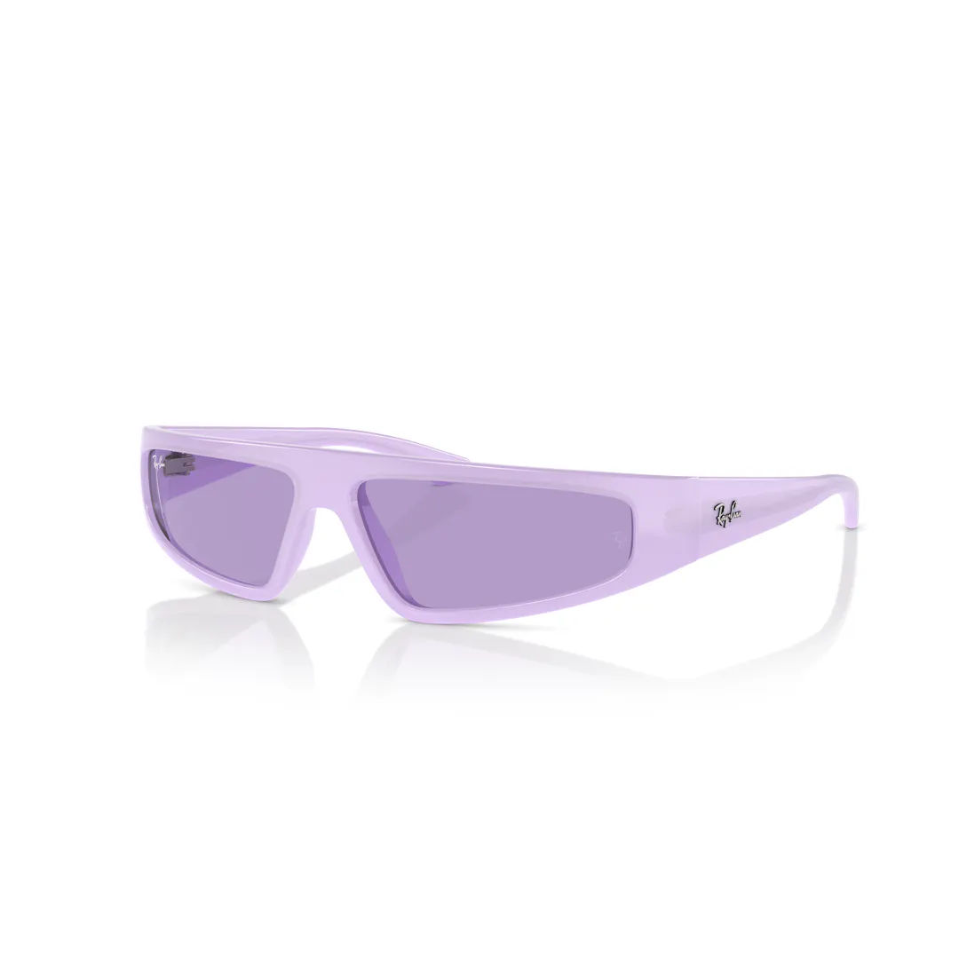 Ray-Ban Izaz Bio Based 0RB4432 Solbriller - Runde Lilla Ray-Ban Izaz Bio Based 0RB4432 Solbriller - Runde Lilla