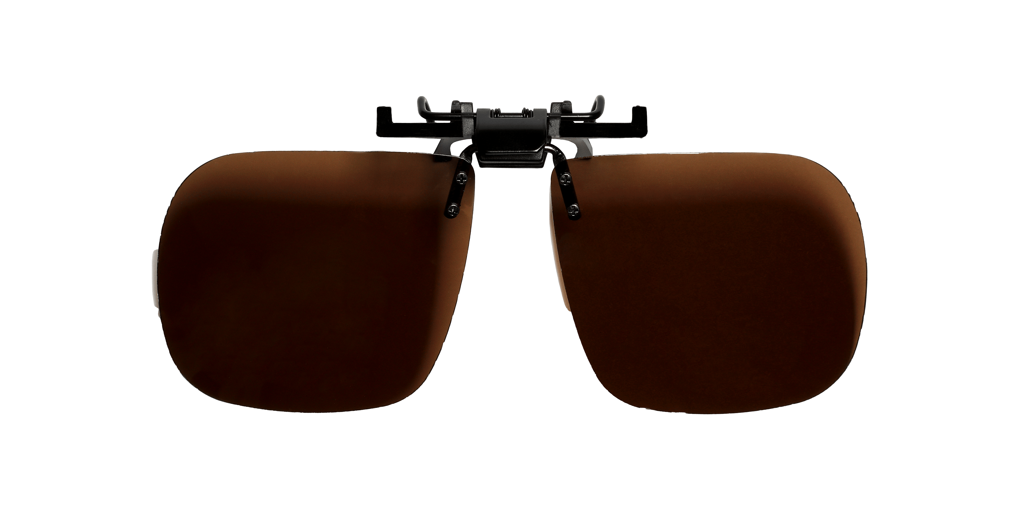 Front, GRANDVISION Face Solaire Relevable Polarisante Brun