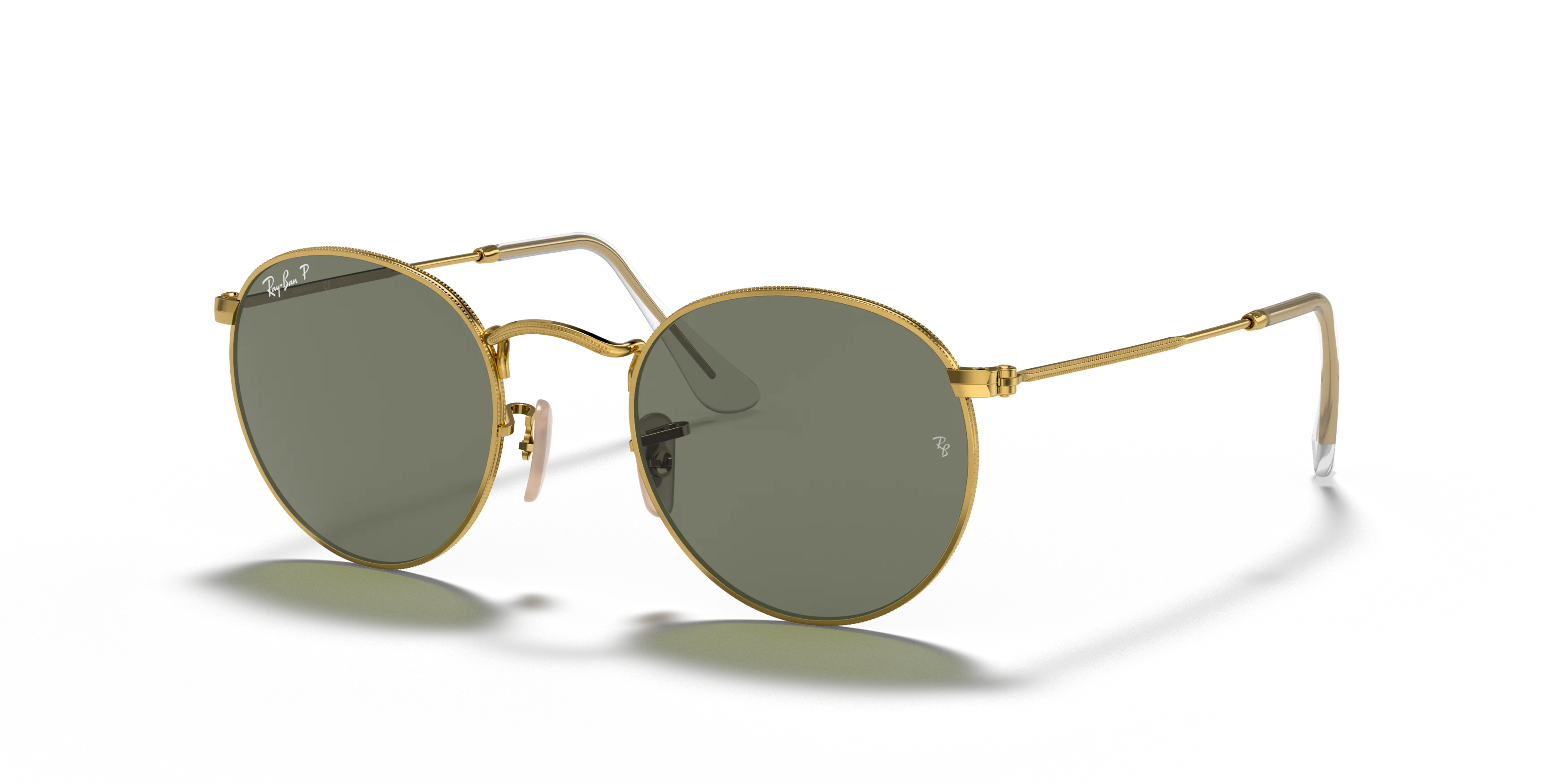 Angle_Left01, Ray-Ban Polarizado Round metal RB3447 001/58