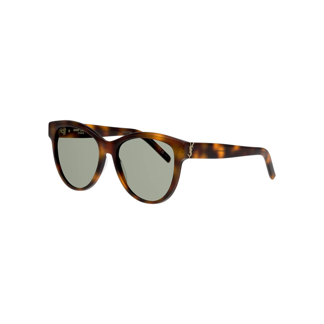 Saint Laurent SL M107 Solbriller - Runde Skildpadde