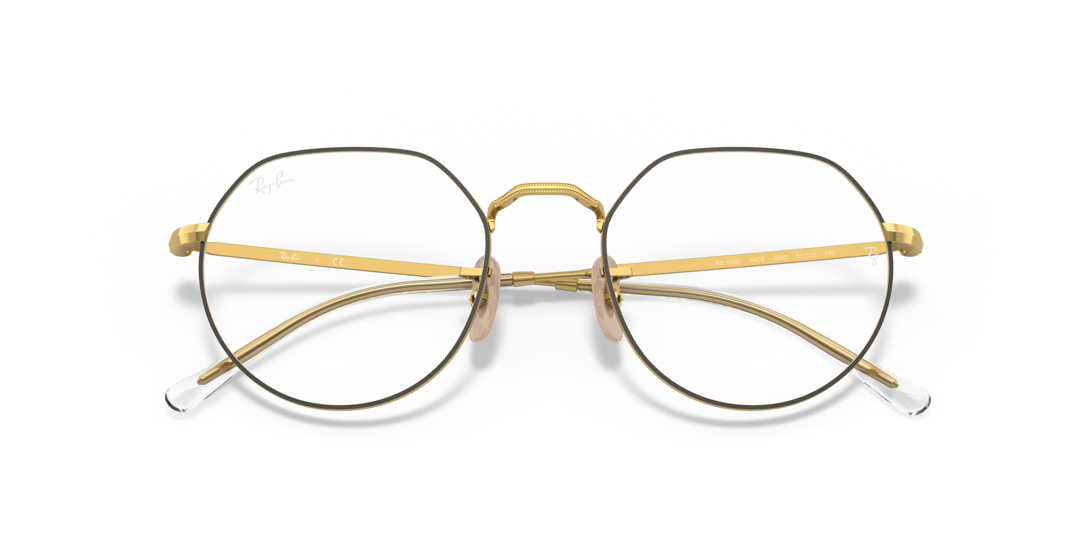 Folded, RAY-BAN Jack Optics RX6465 2890