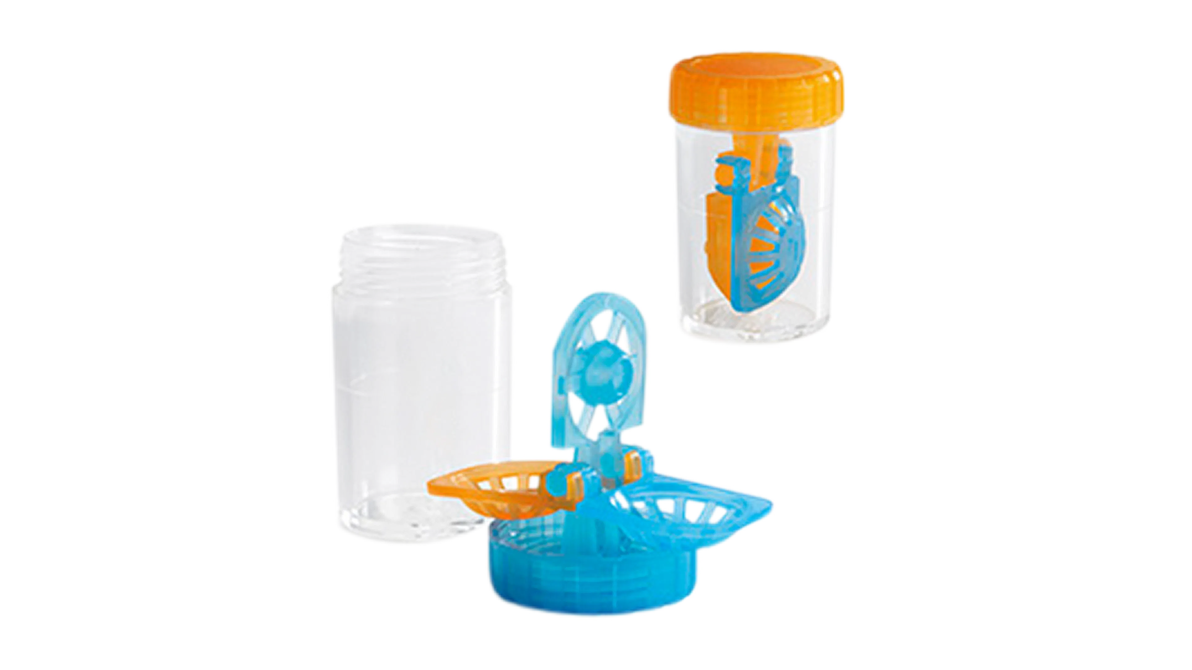 Front, Estojo para lentes de contacto Multicolor