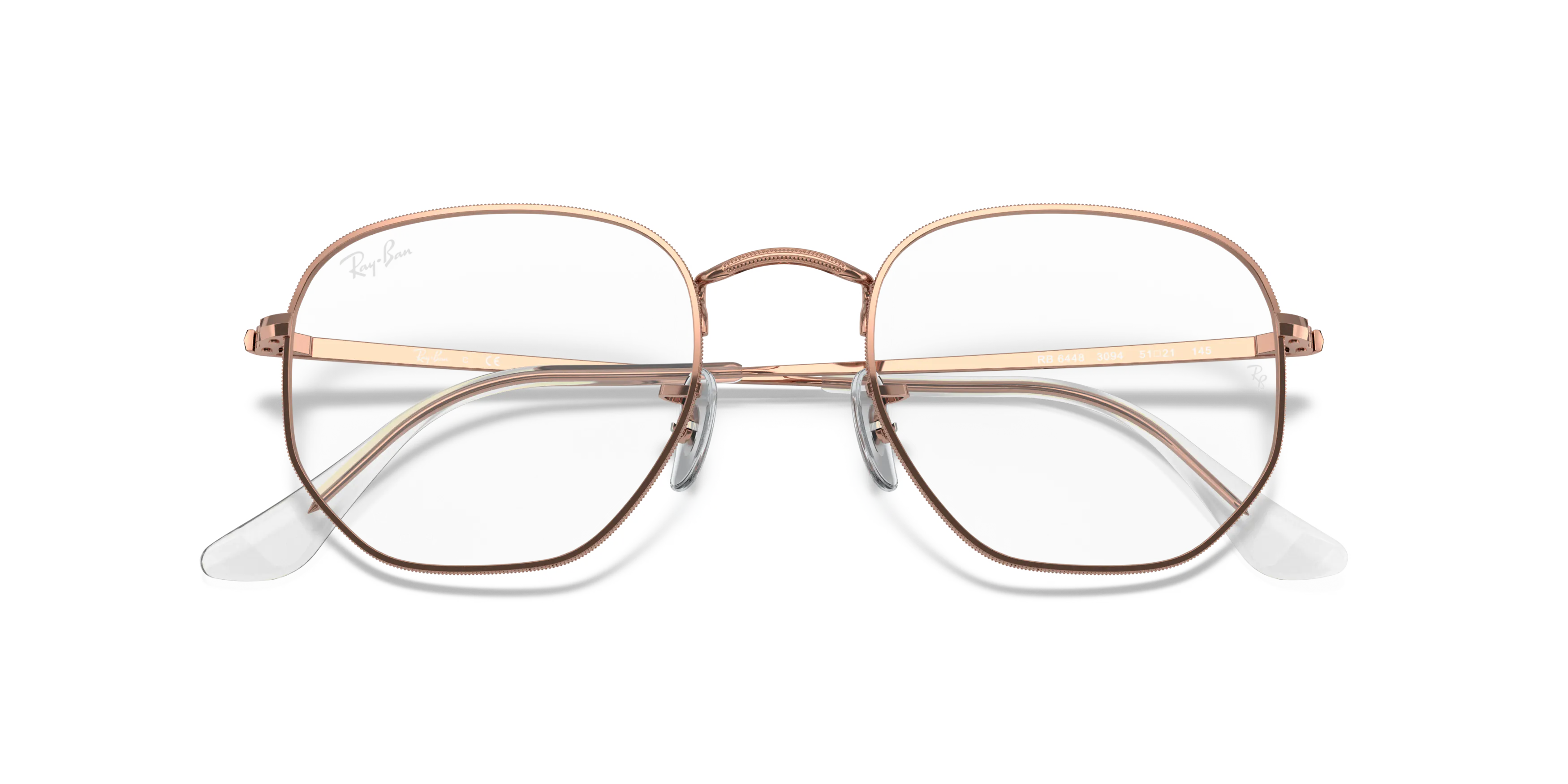 Folded, RAY-BAN Hexagonal Optics RX6448 3094