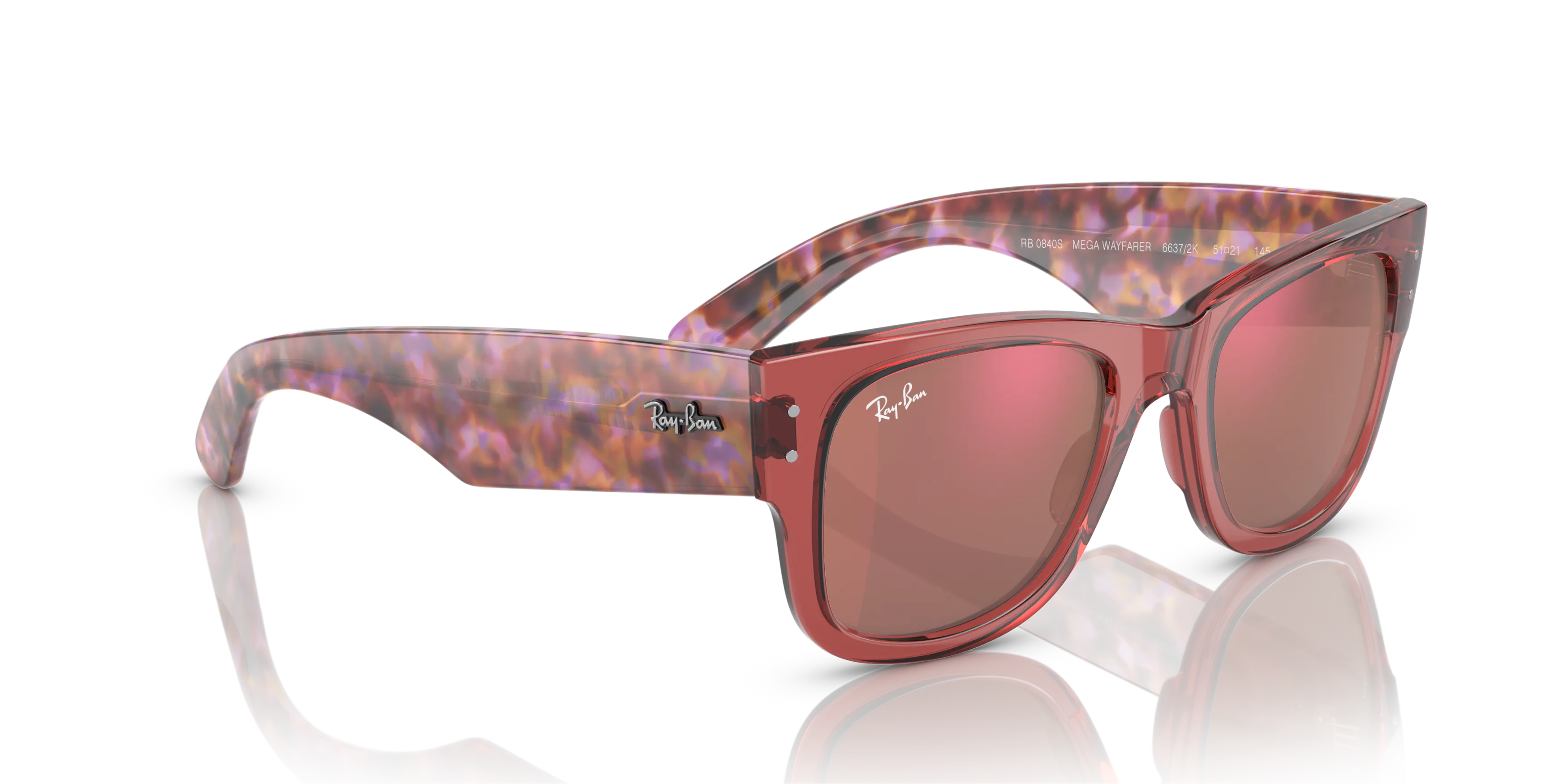 Angle_Right01, Ray-Ban MEGA WAYFARER RB0840S 66372K
