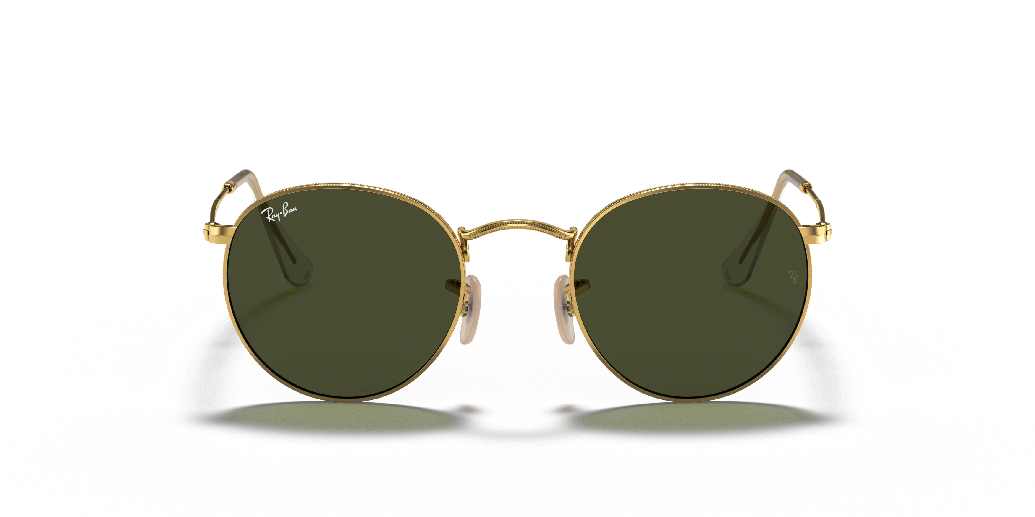 Front, Ray-Ban Round Metal RB3447 001 50