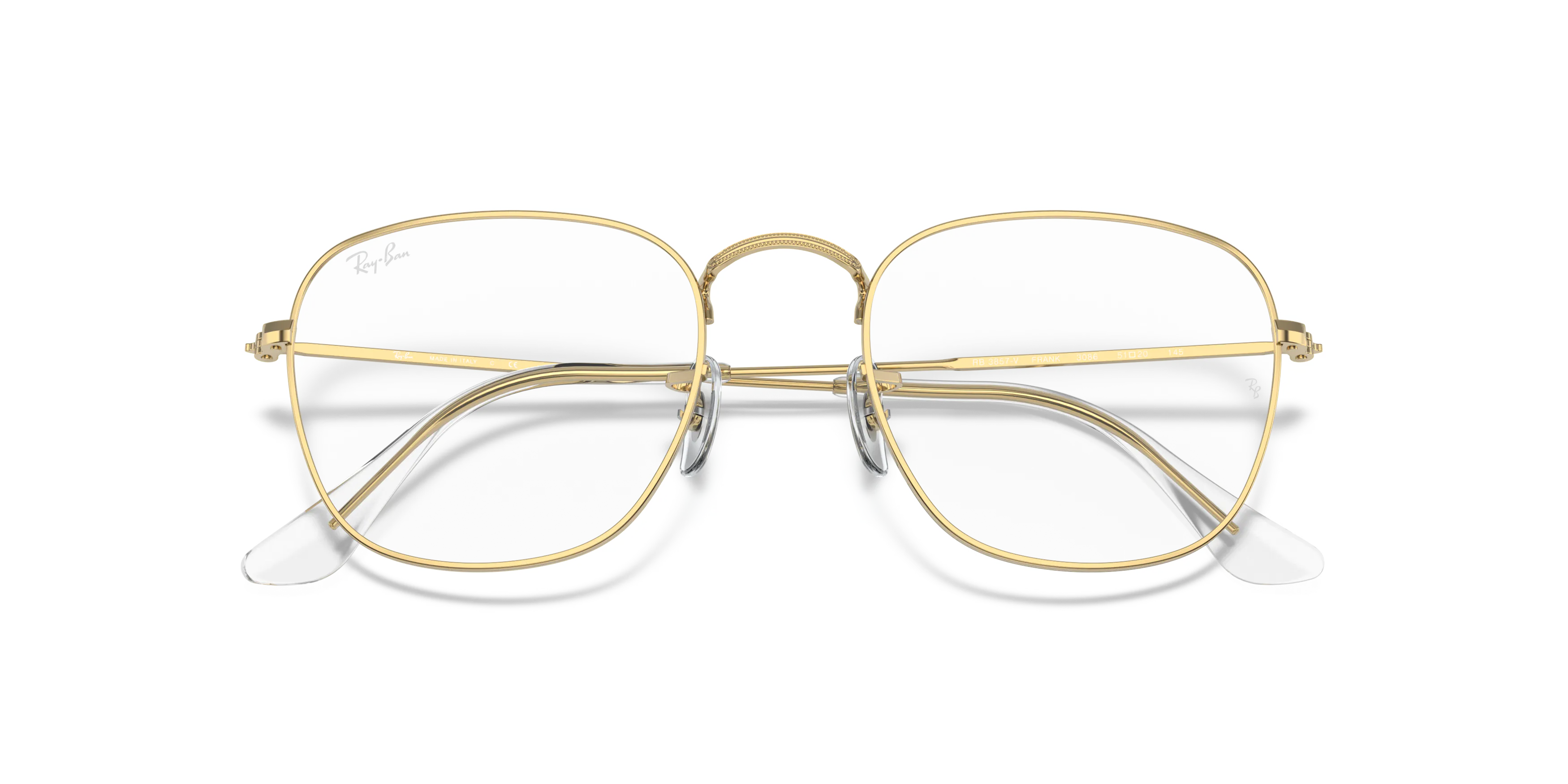 Folded, RAY-BAN Frank Optics RX3857V 3086