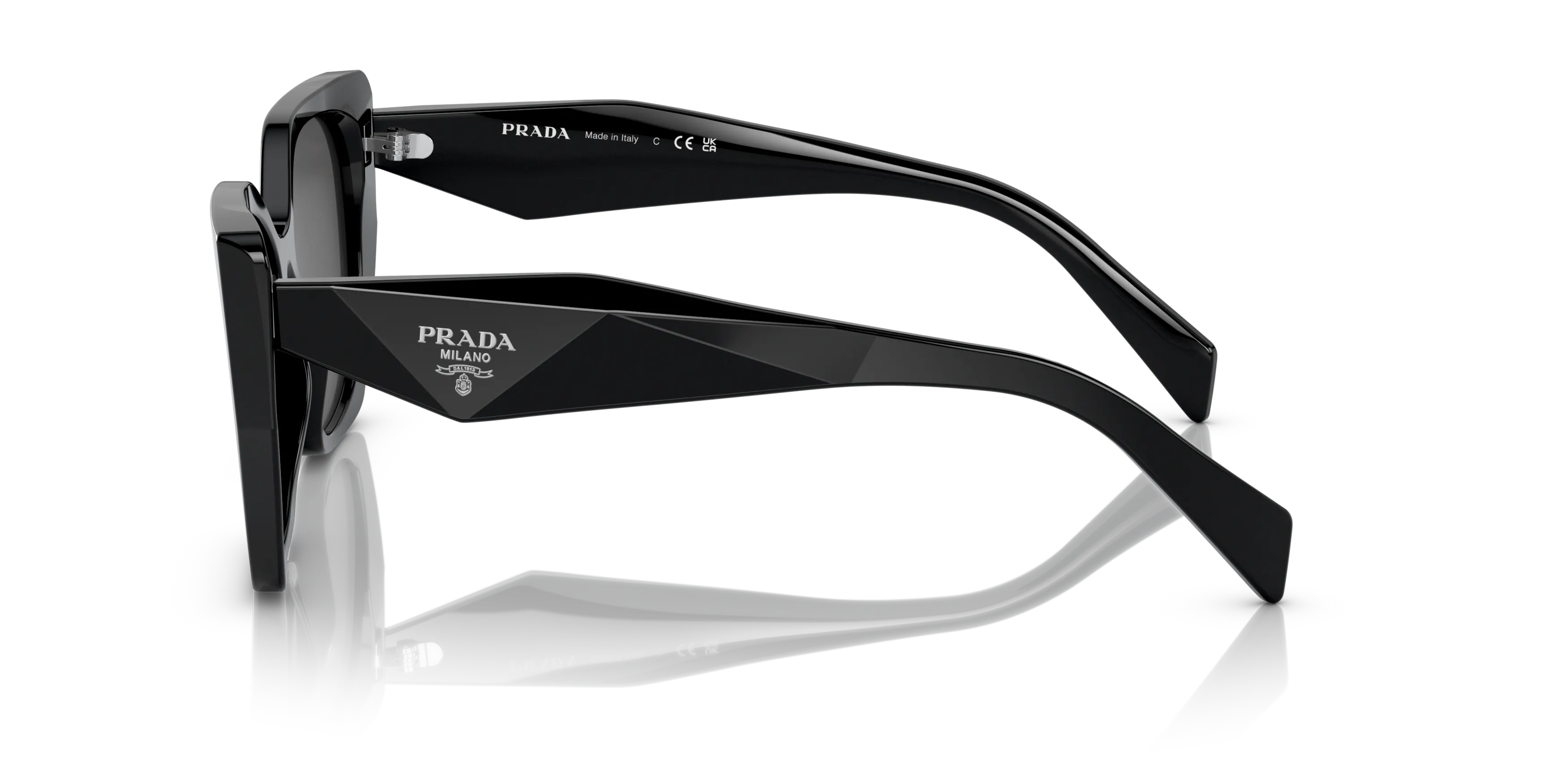 Angle_Left02, Prada 0PR 19ZS 1AB5S0 Solbriller