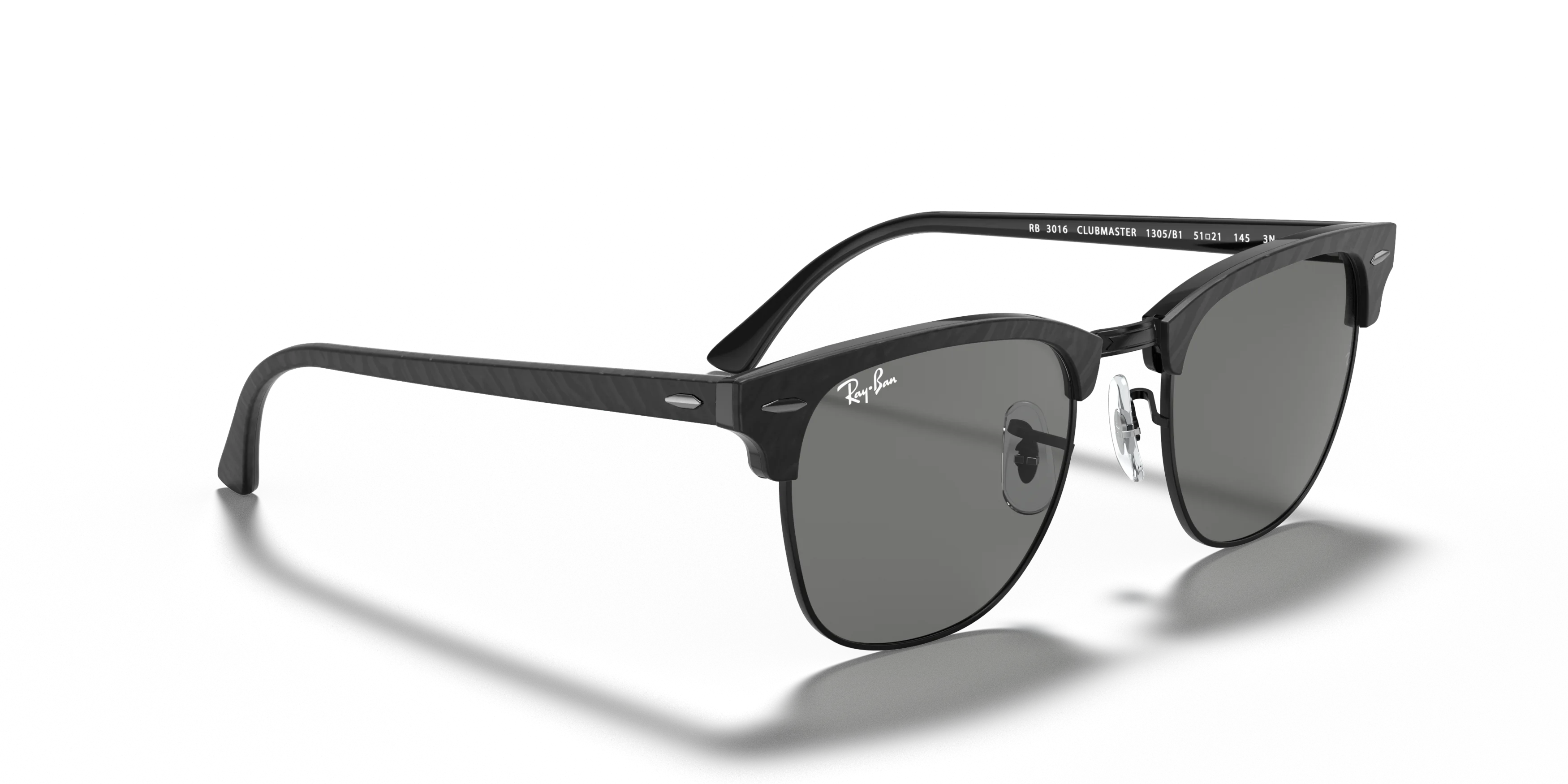 Angle_Right01, Ray-Ban Clubmaster Marble RB3016 1305B1