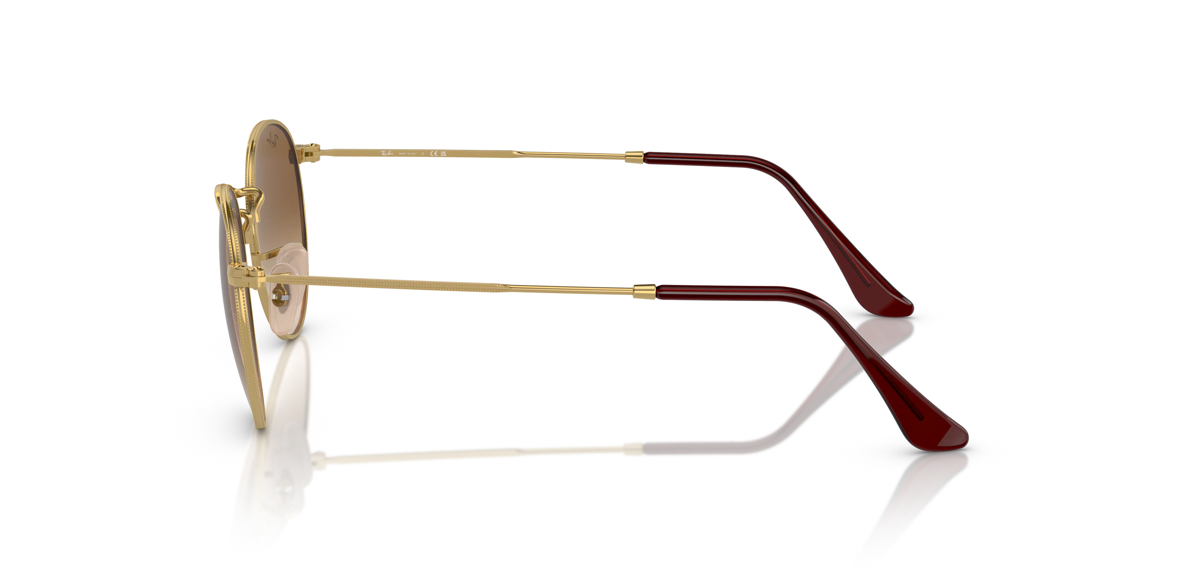 Angle_Left02, Ray-Ban Round Metal 0RB3447 001/51 Solglasögon