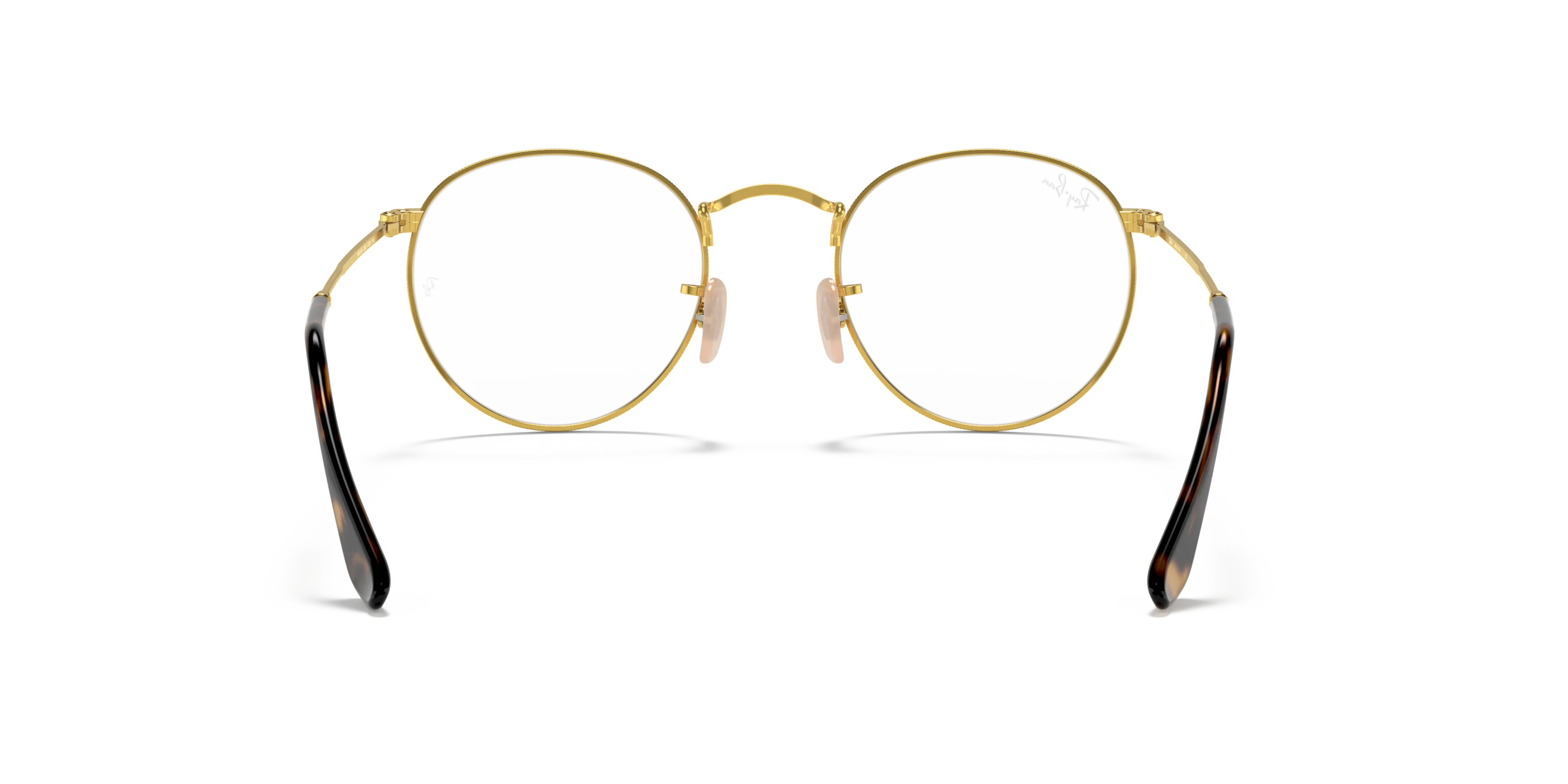 Ray-Ban Glasses Round Metal RX 3447V | Grey Frames | Vision Express