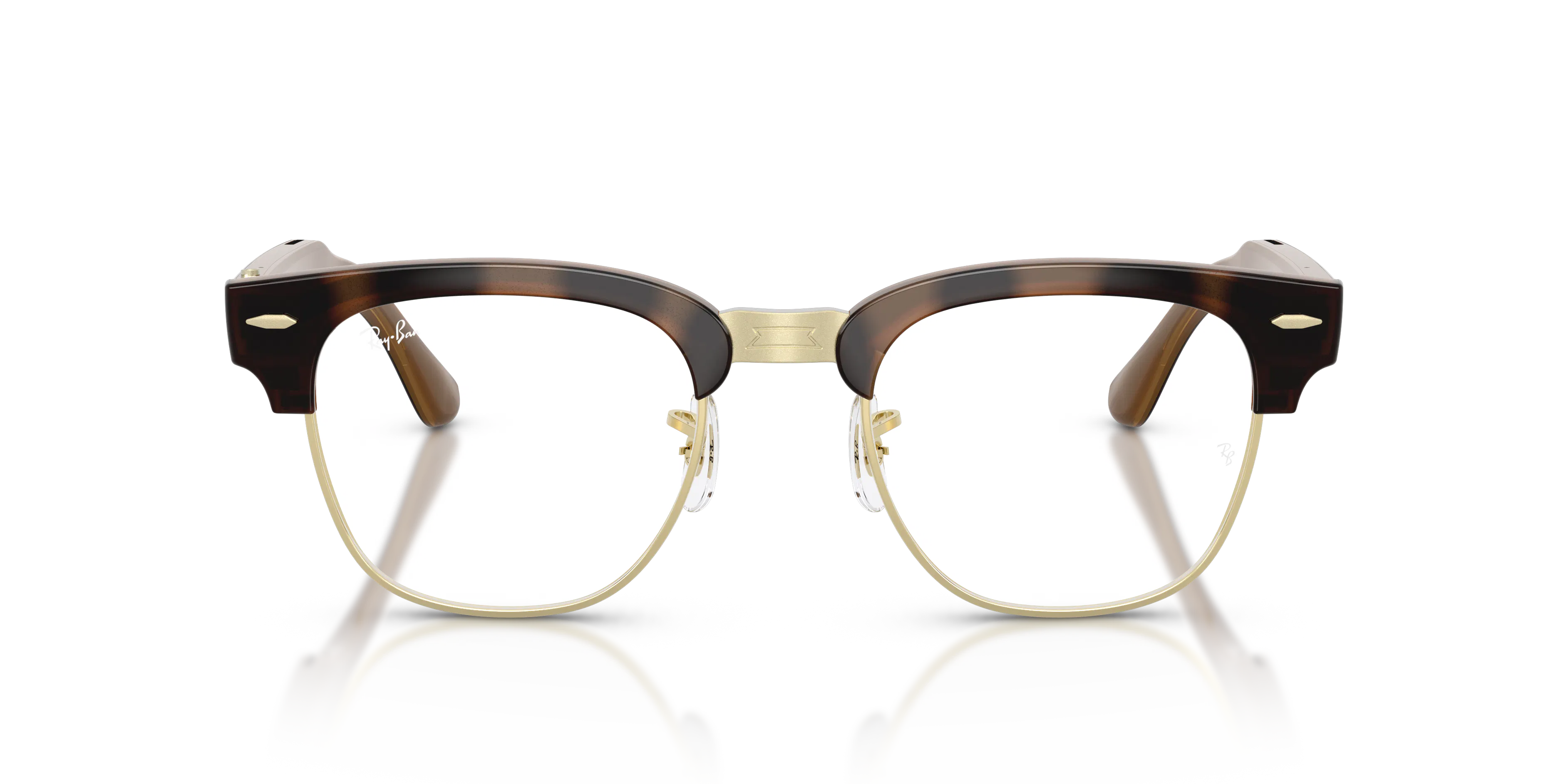 Front, Ray-Ban Meta Audio Clubmaster RW 7004 with Transitions® lenses