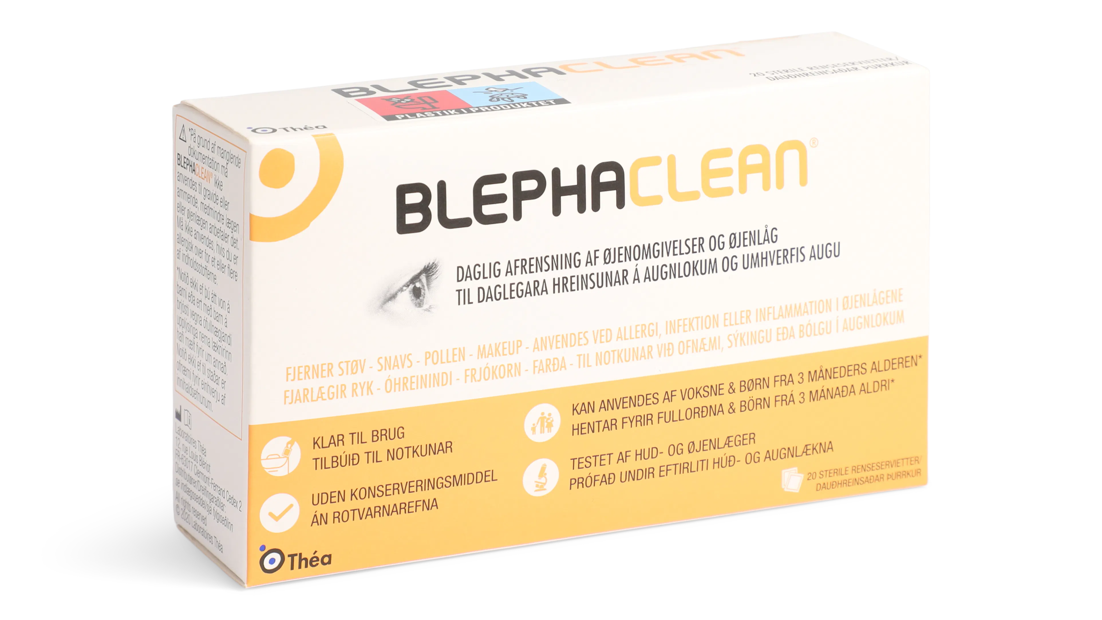 Angle_Right01, Blephaclean Til Tørre Øjne 20stk