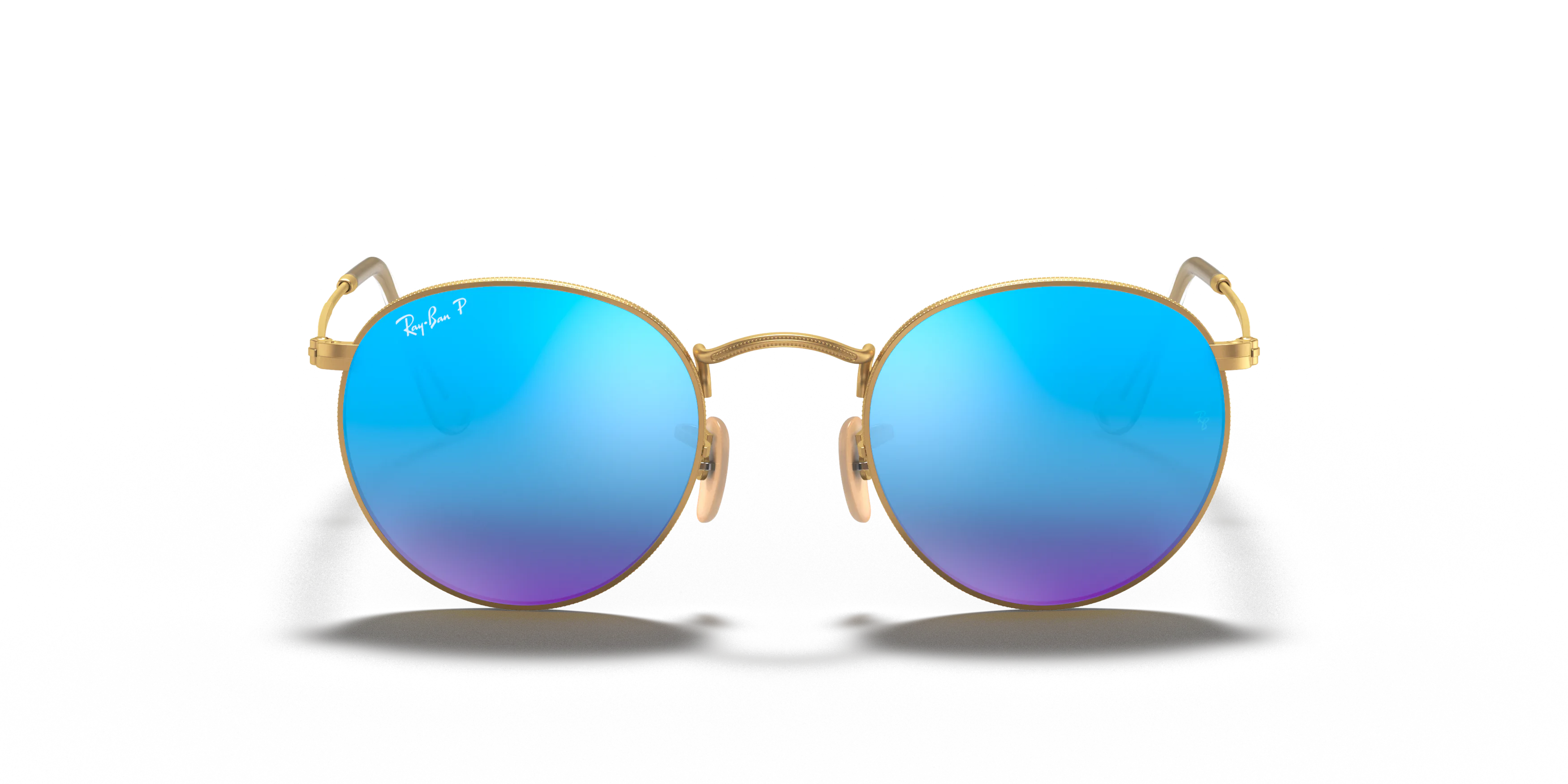 Front, Ray-Ban Round Flash Lenses RB3447 112/4L